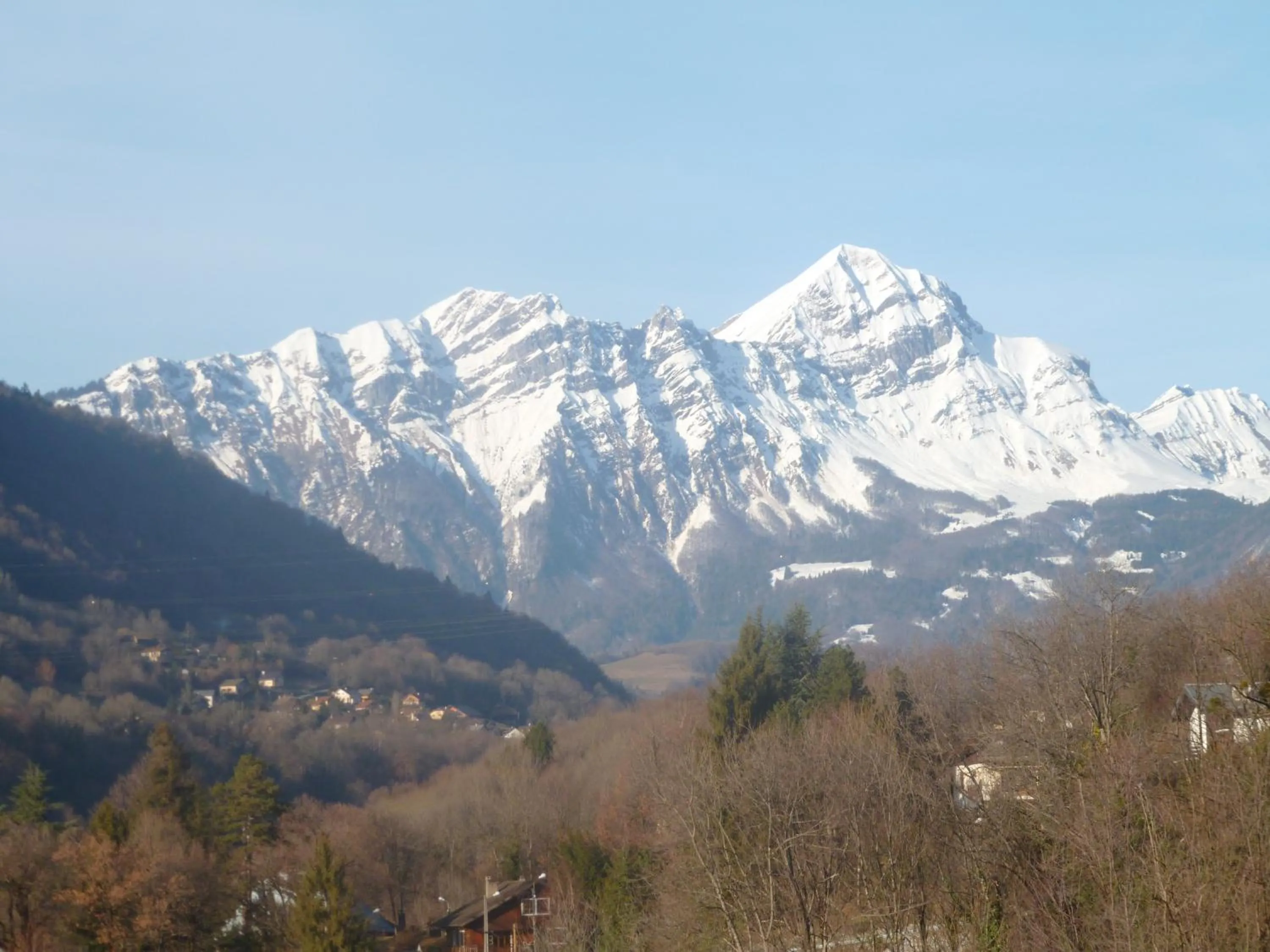Mountain view in Au Cheval Blanc - appartements et chambres d'hôtes