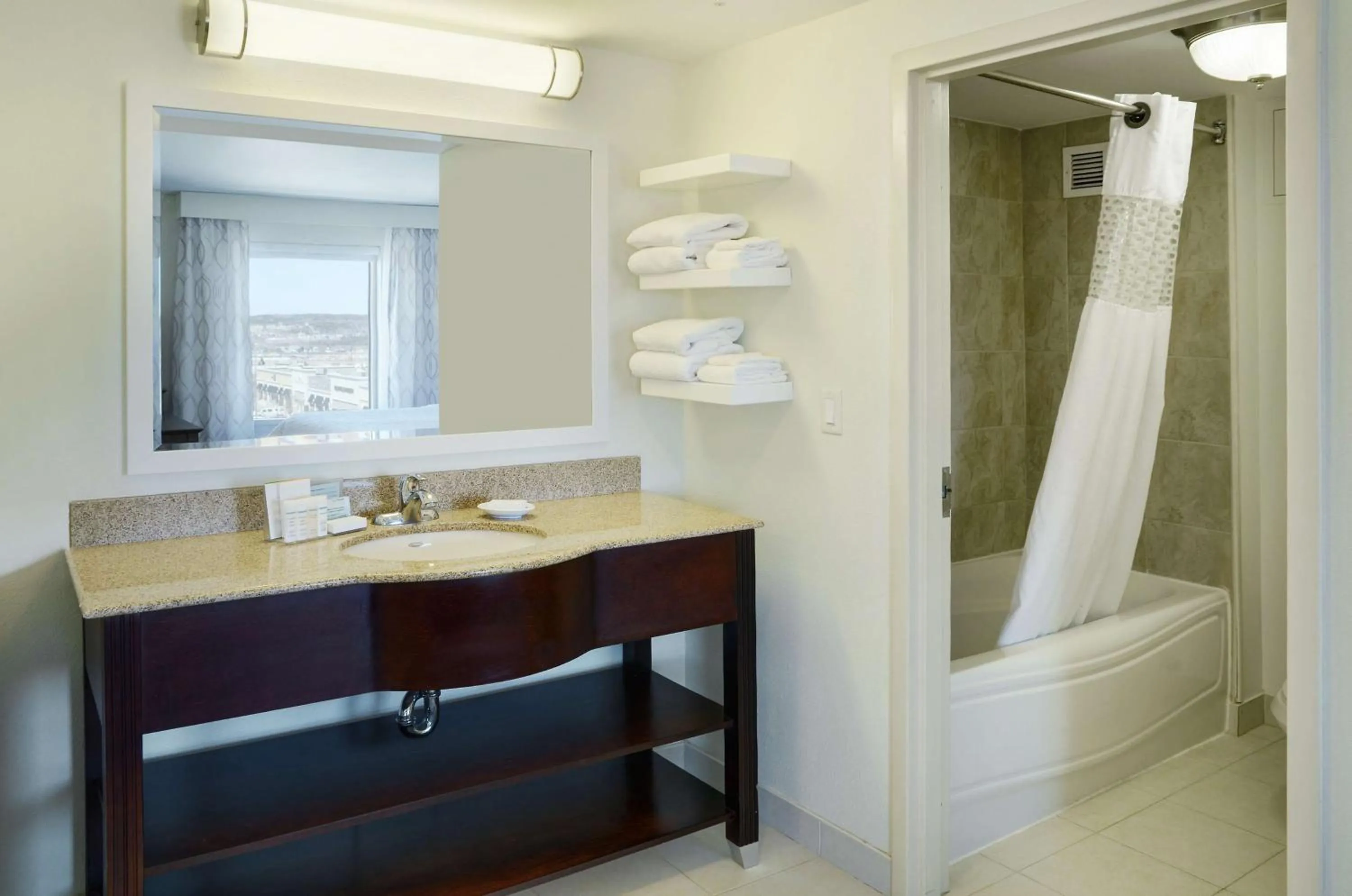 Bathroom in Hampton Inn & Suites Saint John