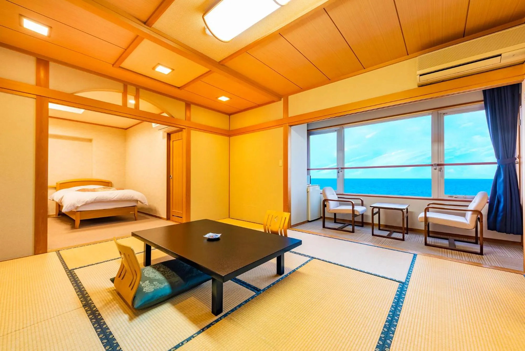 Sea view, Bed in Umino Hotel Hajime