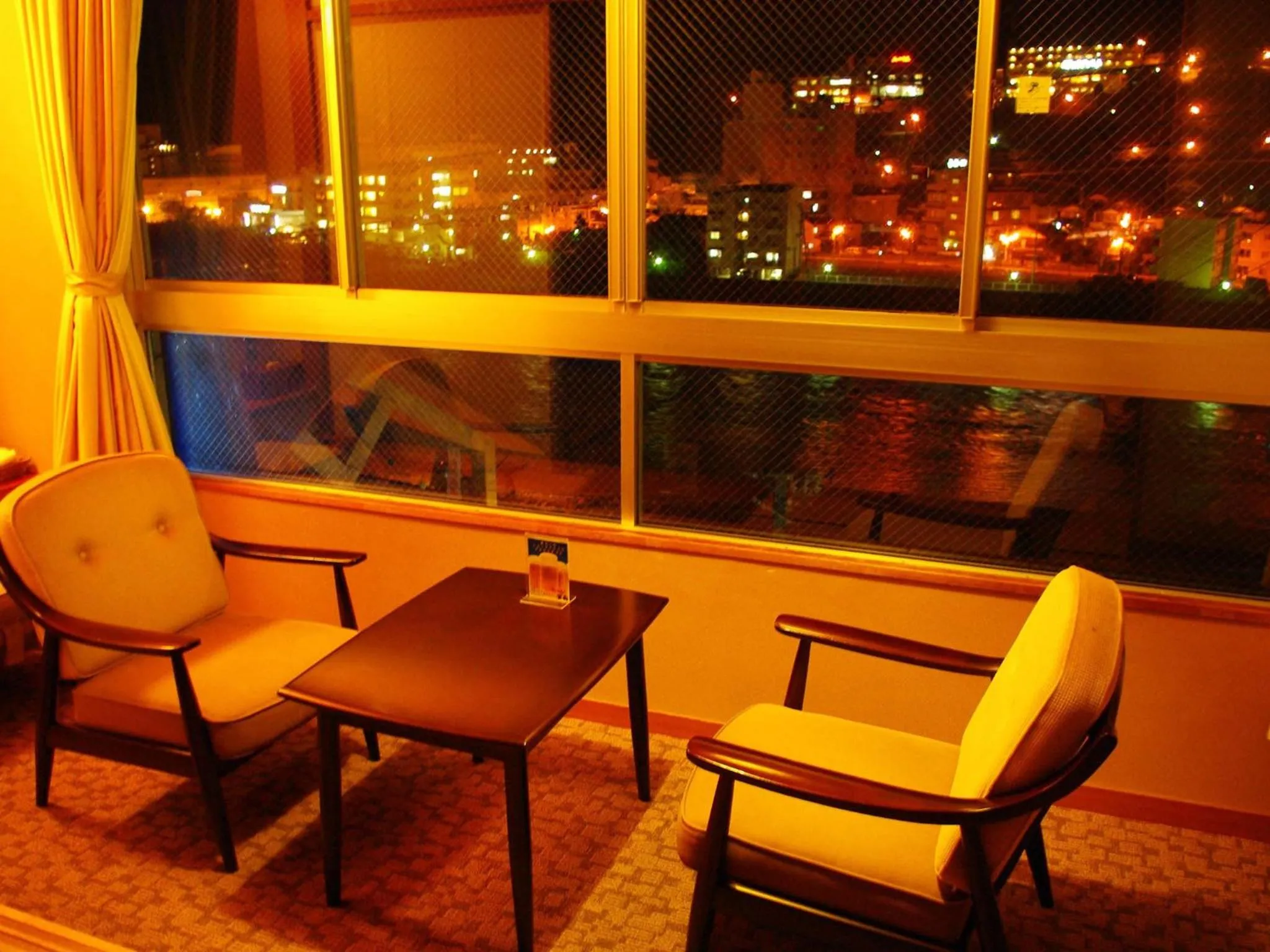 Seating area in Gero Onsen Fugaku