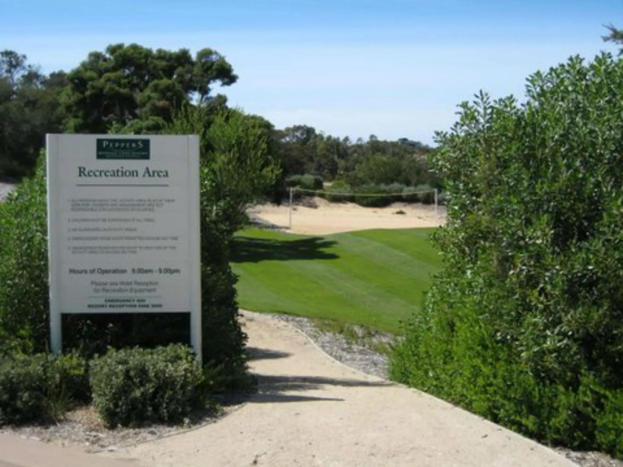 Decorative detail in Peppers Moonah Links Resort