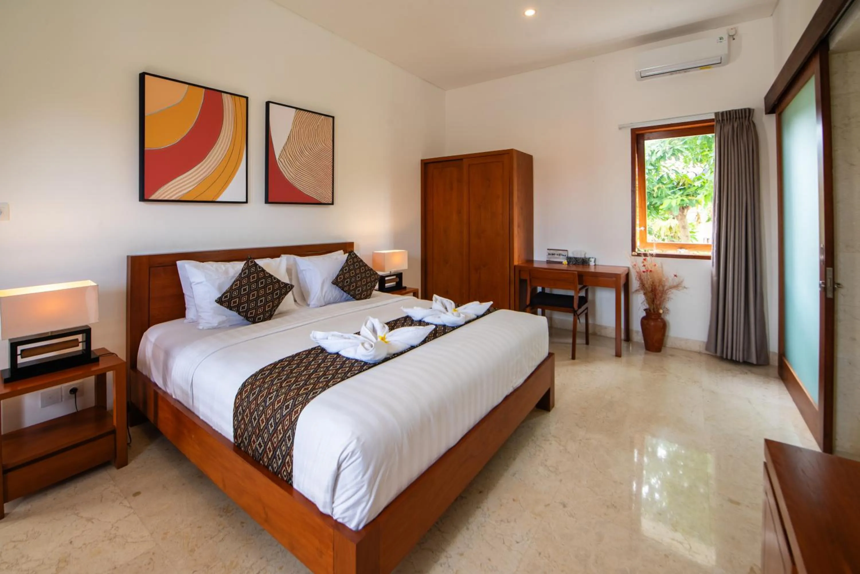 Bed in Bali Ayu Hotel & Villas