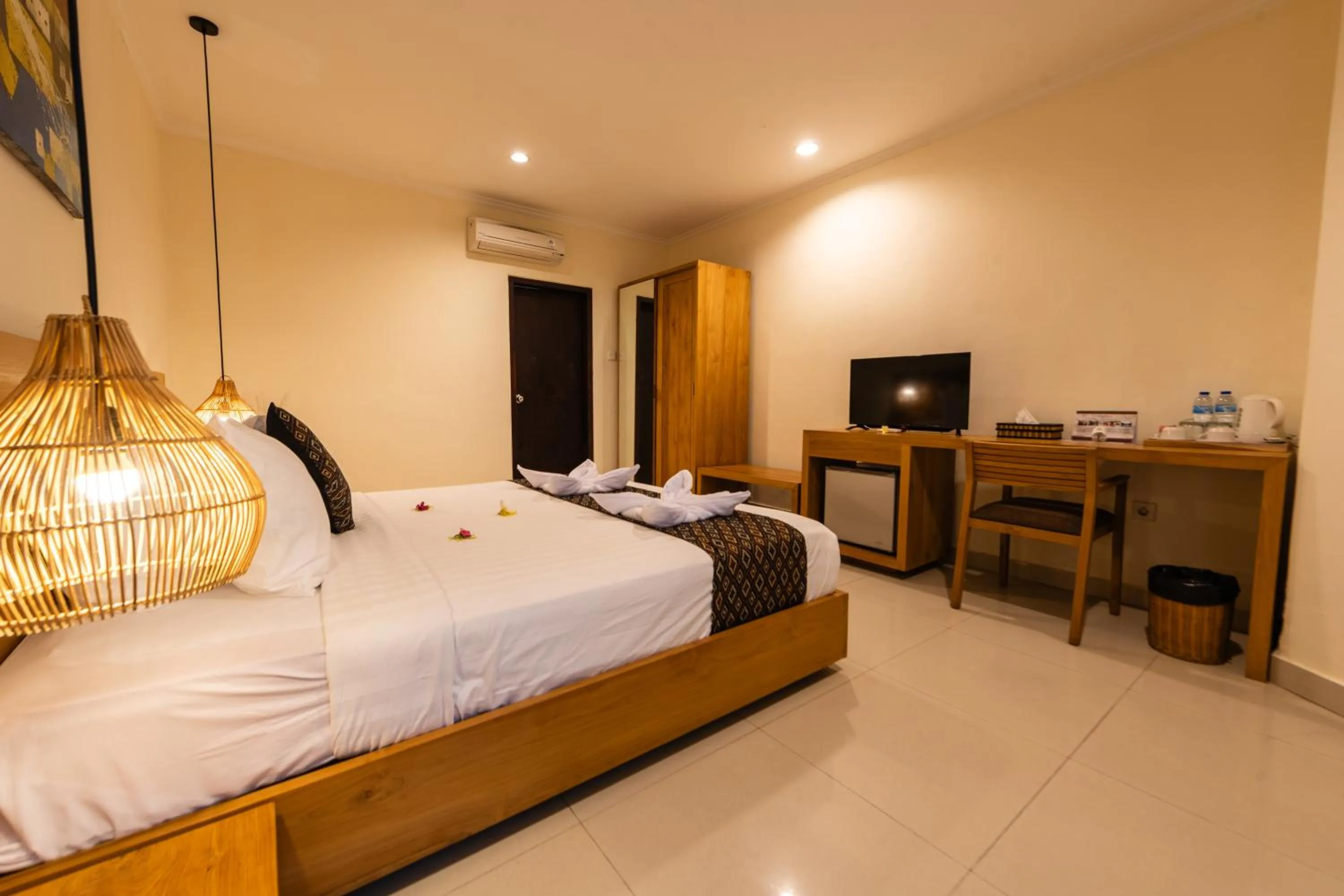 Bed in Bali Ayu Hotel & Villas