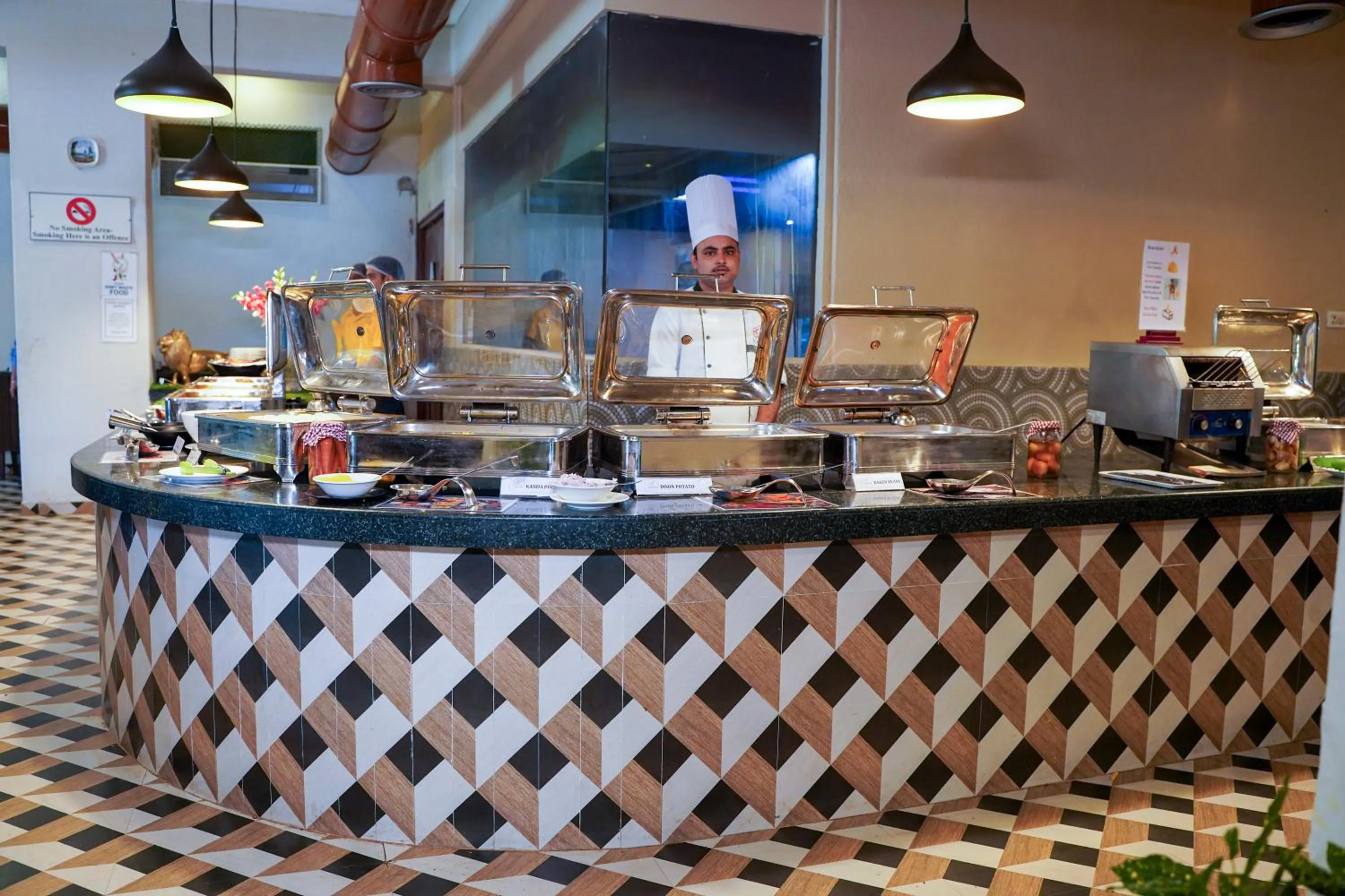 Food in Neelam's The Grand Hotel Goa