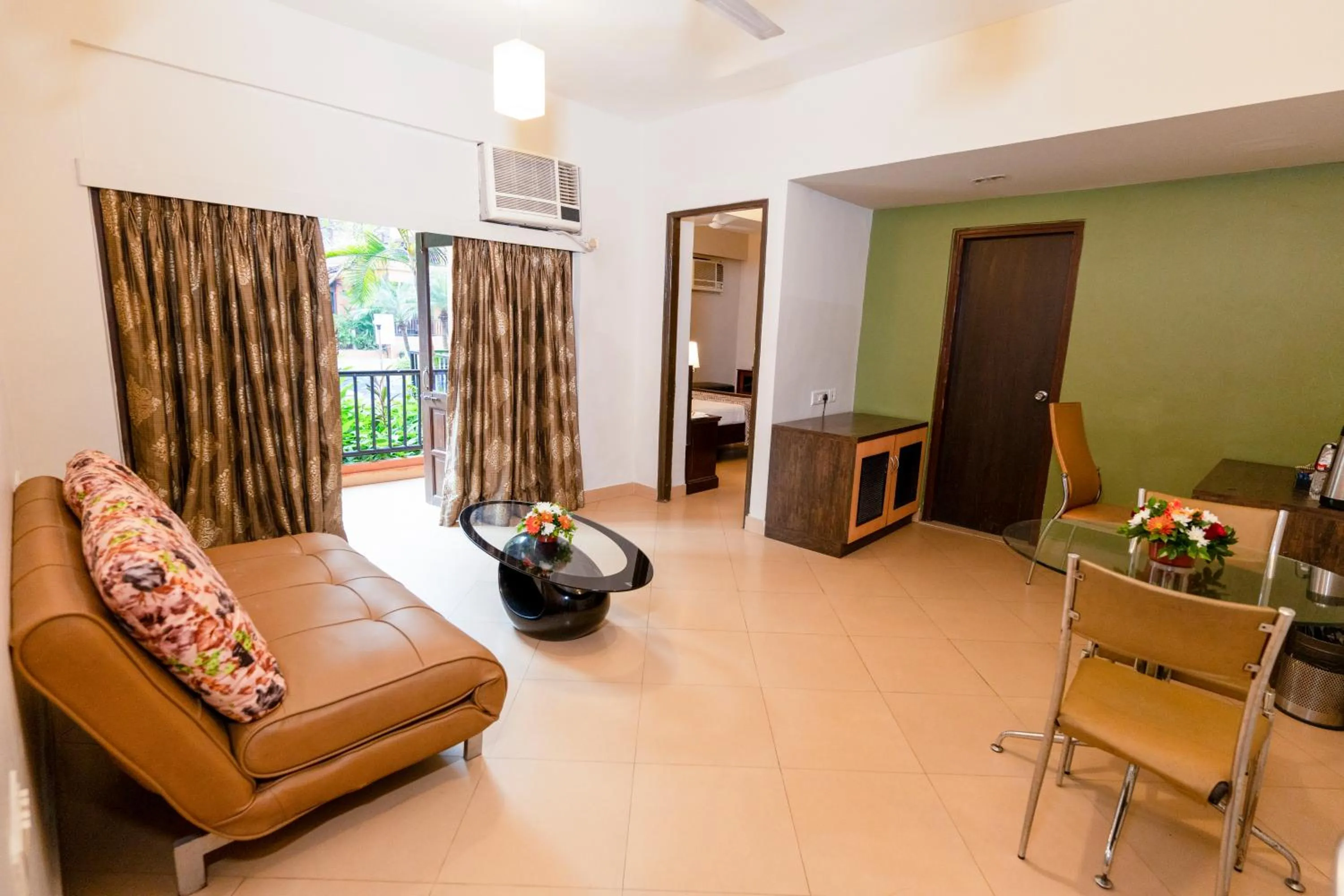 Seating area in Neelam's The Grand Hotel Goa