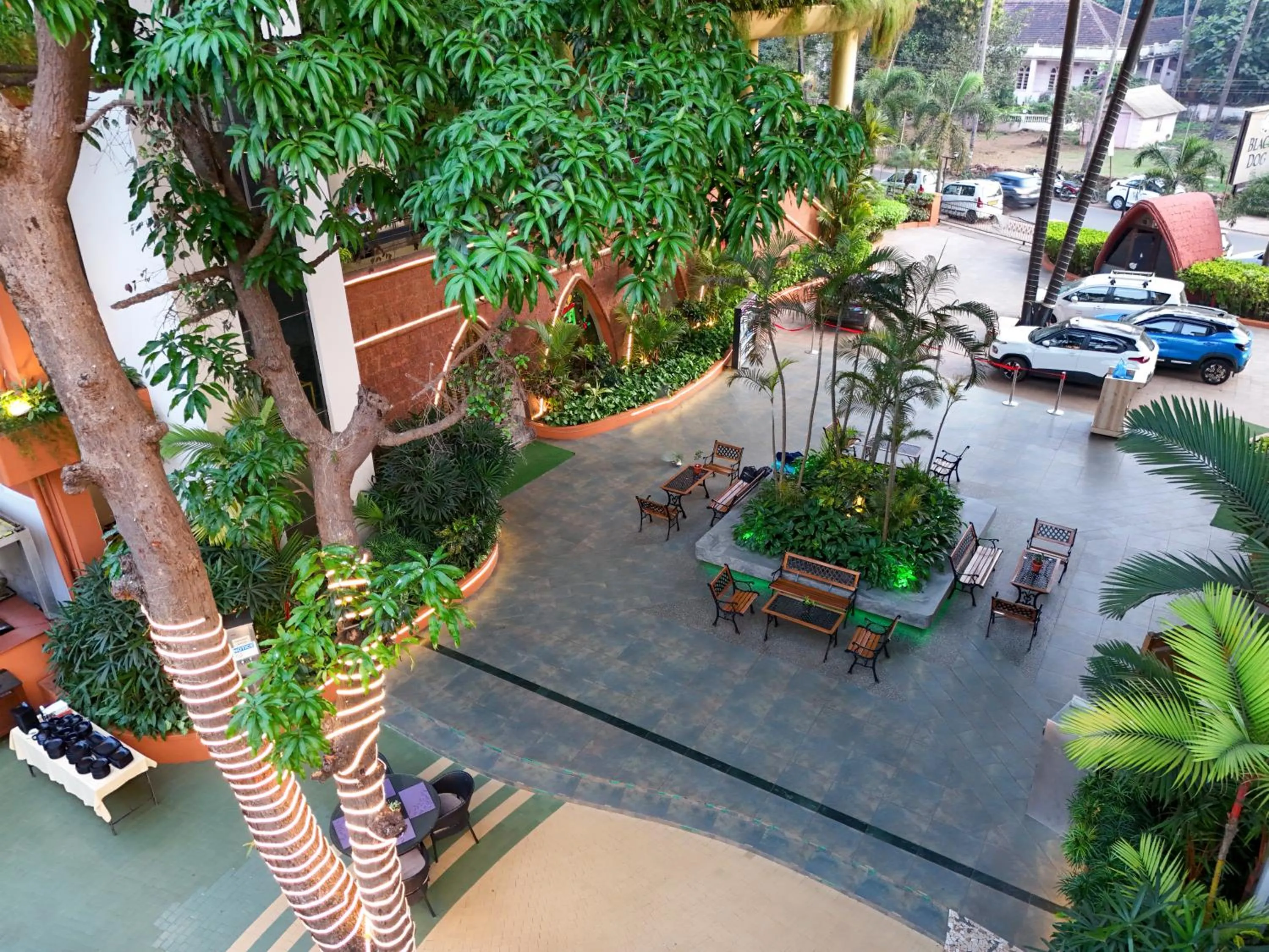 Parking in Neelam's The Grand Hotel Goa