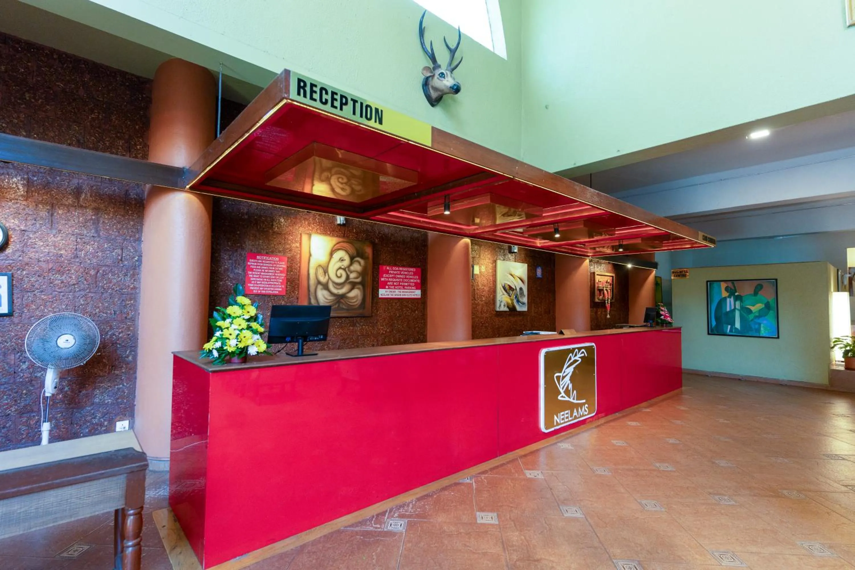 Lobby or reception in Neelam's The Grand Hotel Goa