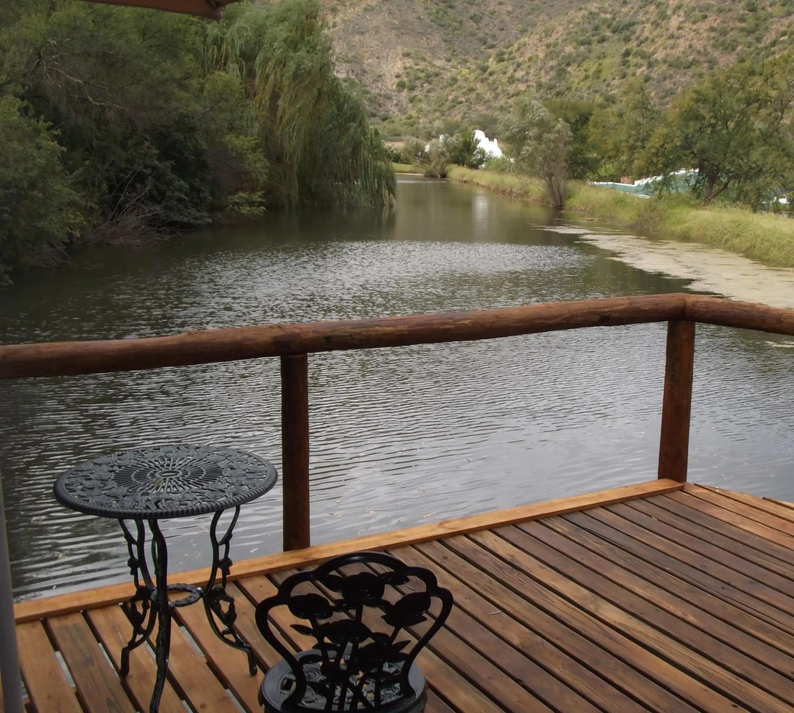 Studio with Dam View in Old Mill Lodge, Seasonal Working Ostrich Farm & Restaurant, Oudtshoorn Studio with Dam View in Old Mill Lodge, Seasonal Working Ostrich Farm & Restaurant, Oudtshoorn