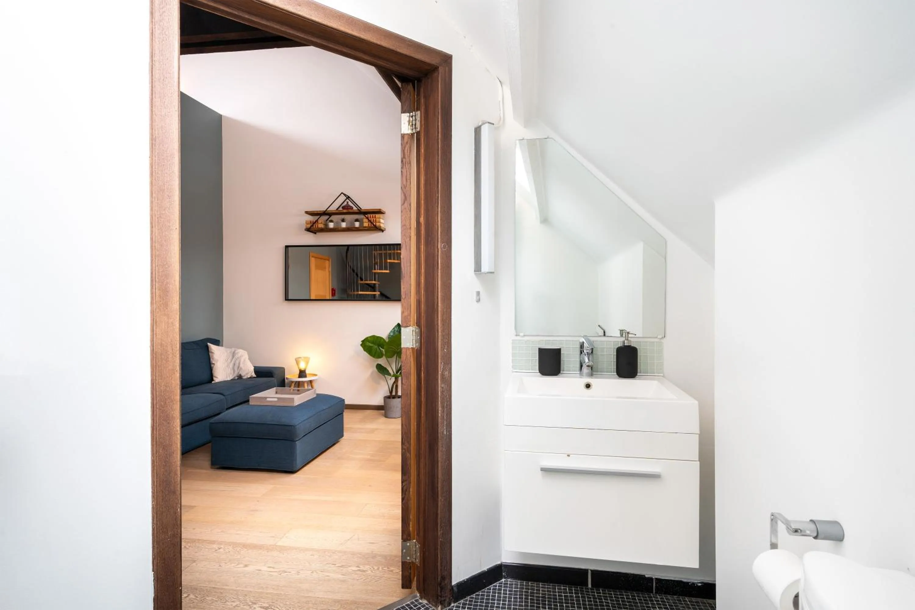 Bathroom in The Rose Suites