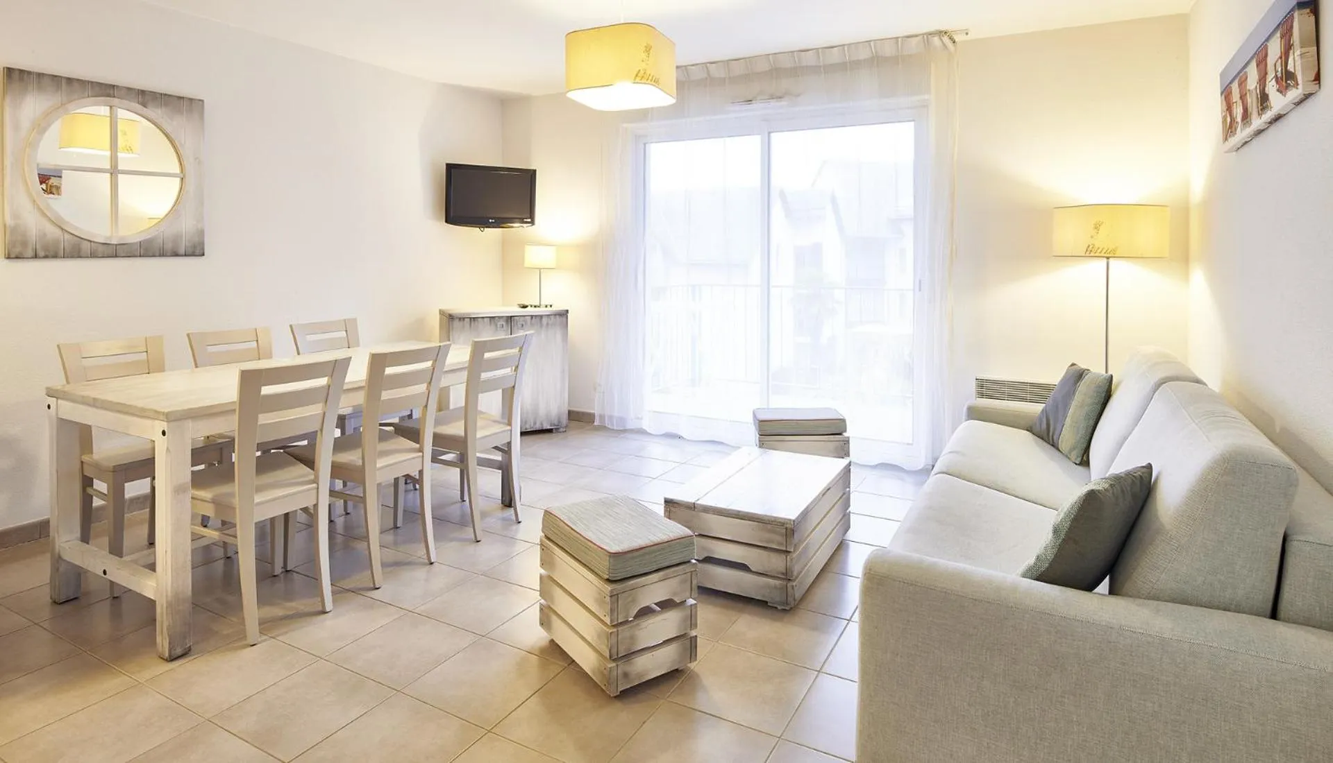 Living room in Résidence Vacances Bleues Les Jardins d'Arvor