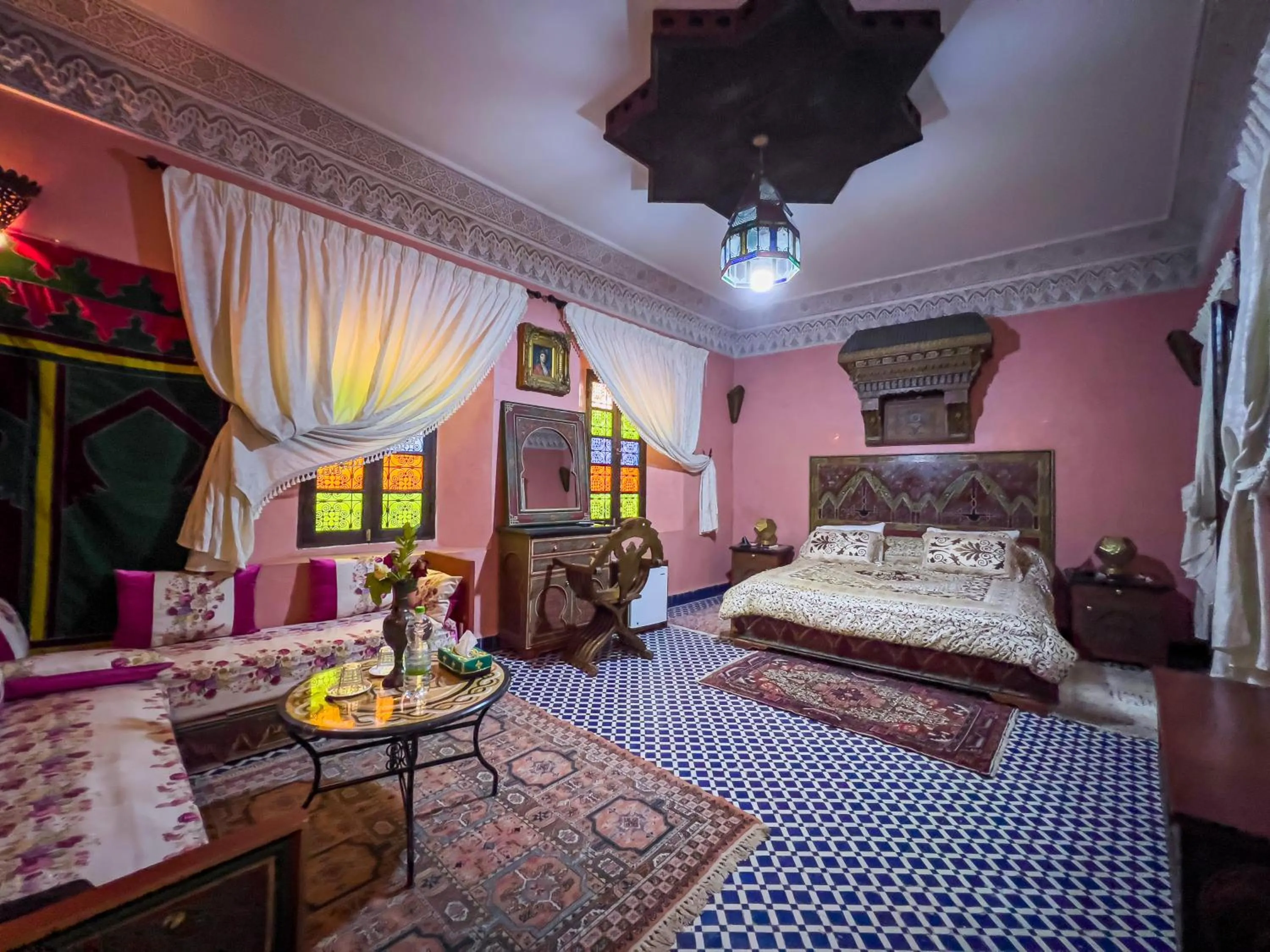 Photo of the whole room, Bed in Riad Dar Guennoun - Luxury Suites in the Heart of Fes