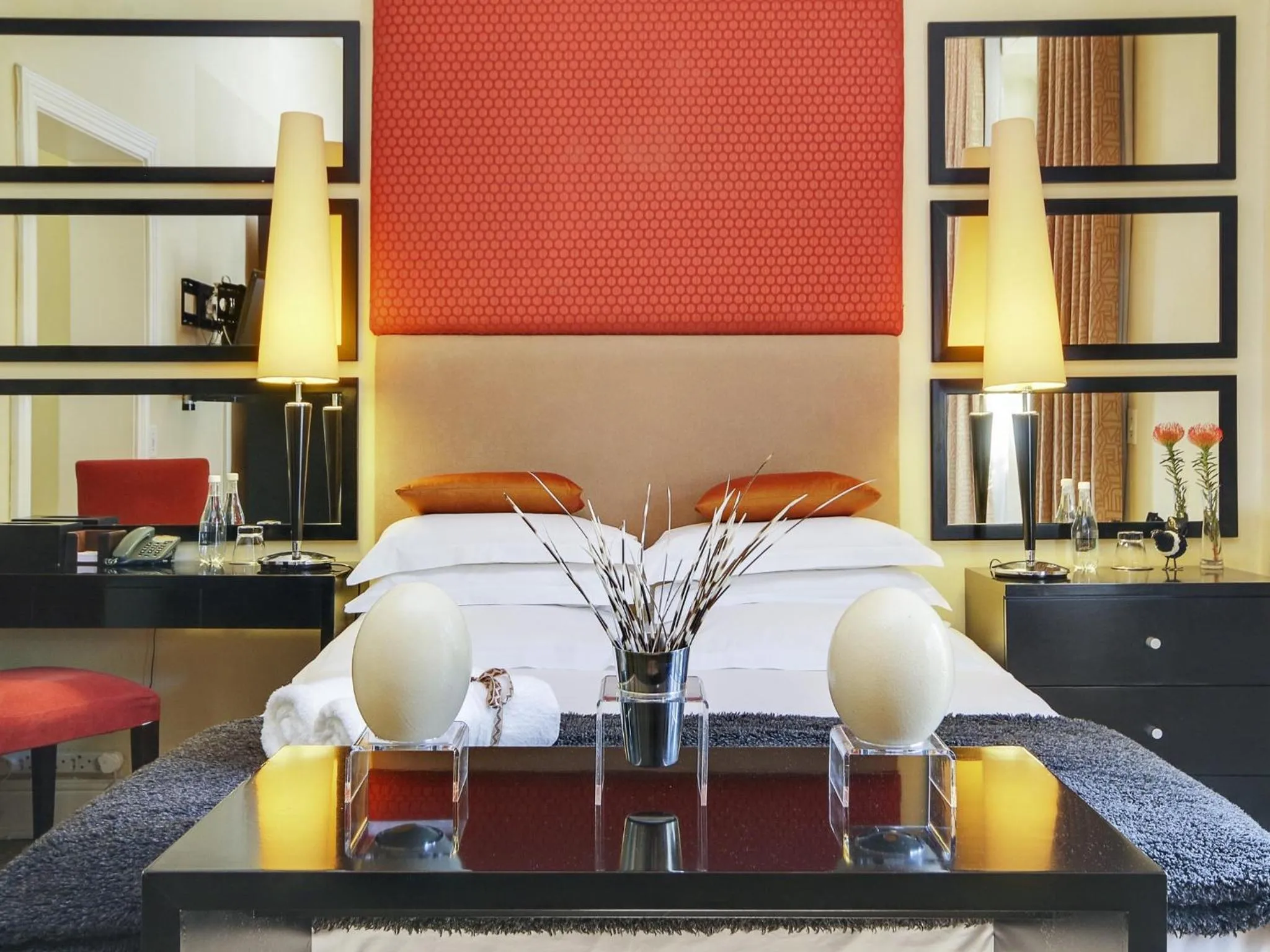 Bed in Liberty Lodge Guest House