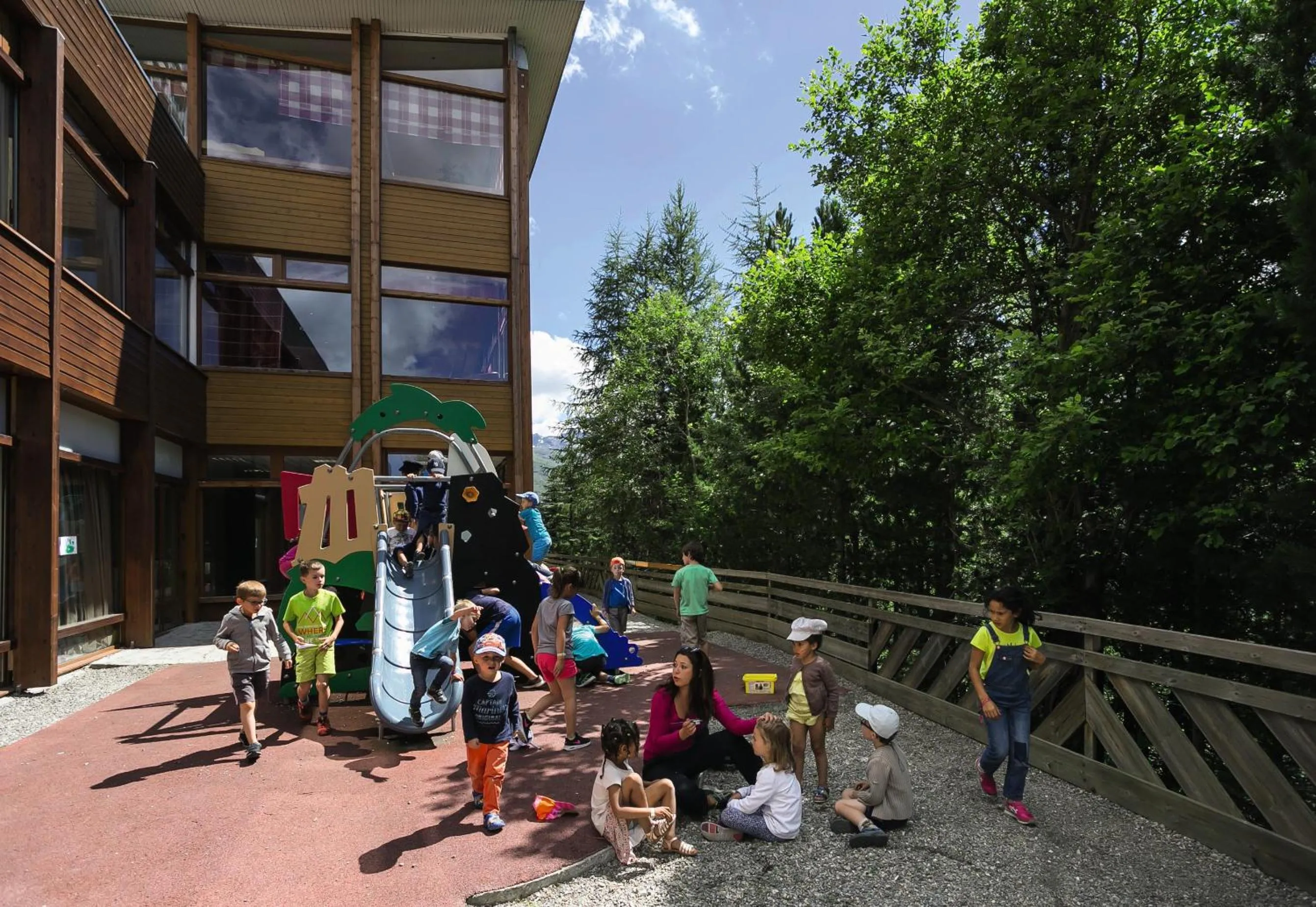 Children play ground in Belambra Clubs Les Menuires - Neige Et Ciel