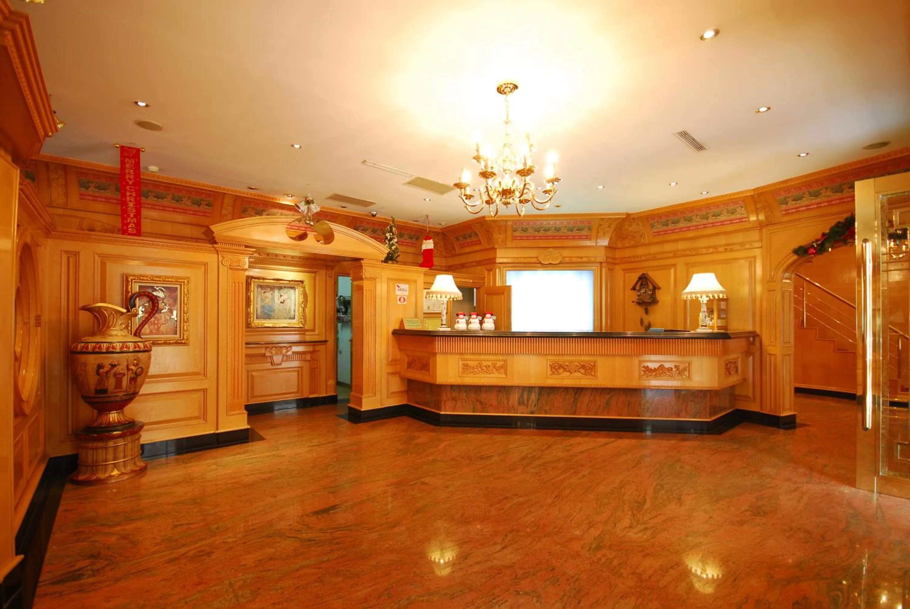 Lobby or reception in KaRo Hotel