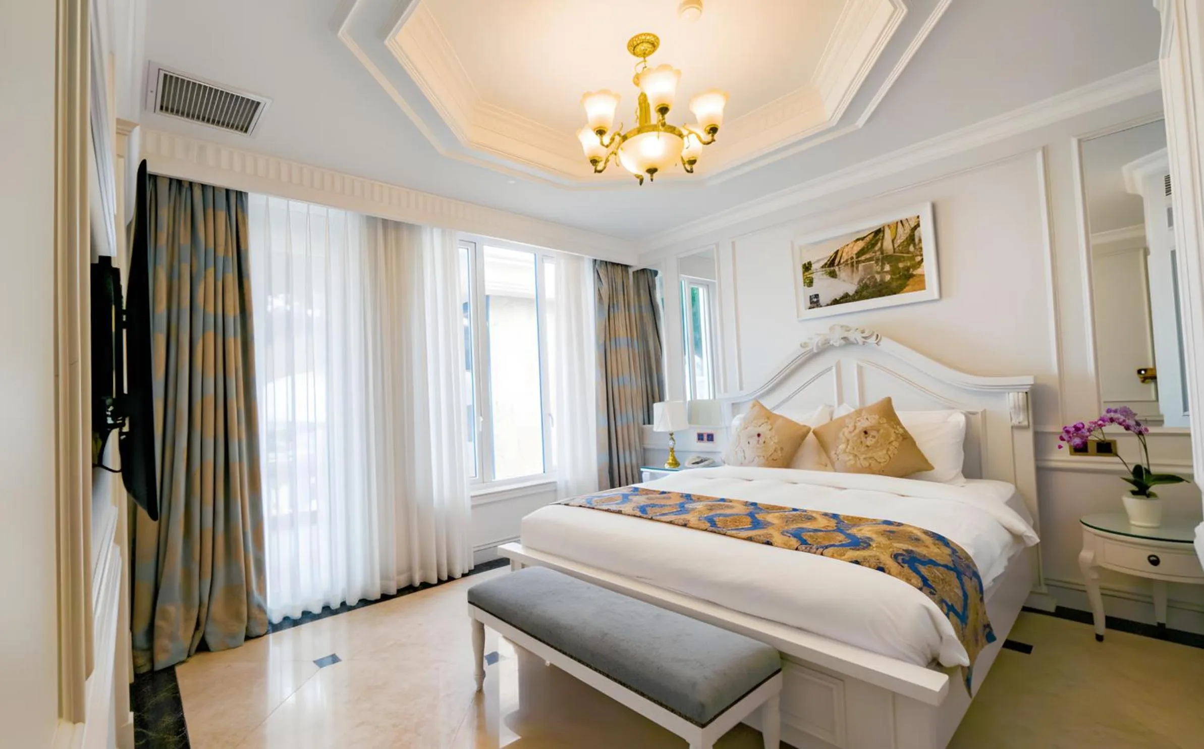 Bedroom, Bed in Lan Rung Beach Resort