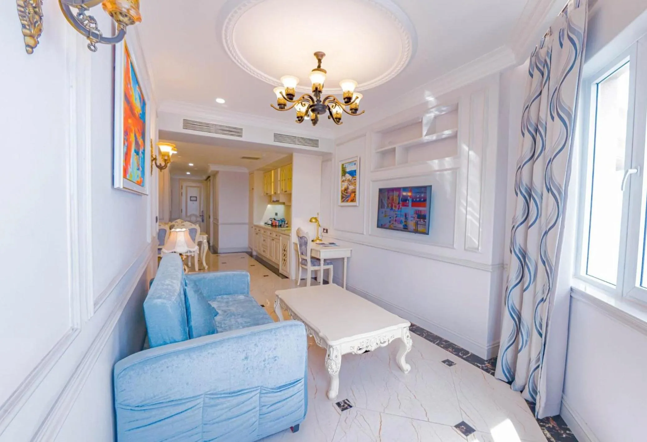 Living room in Lan Rung Beach Resort