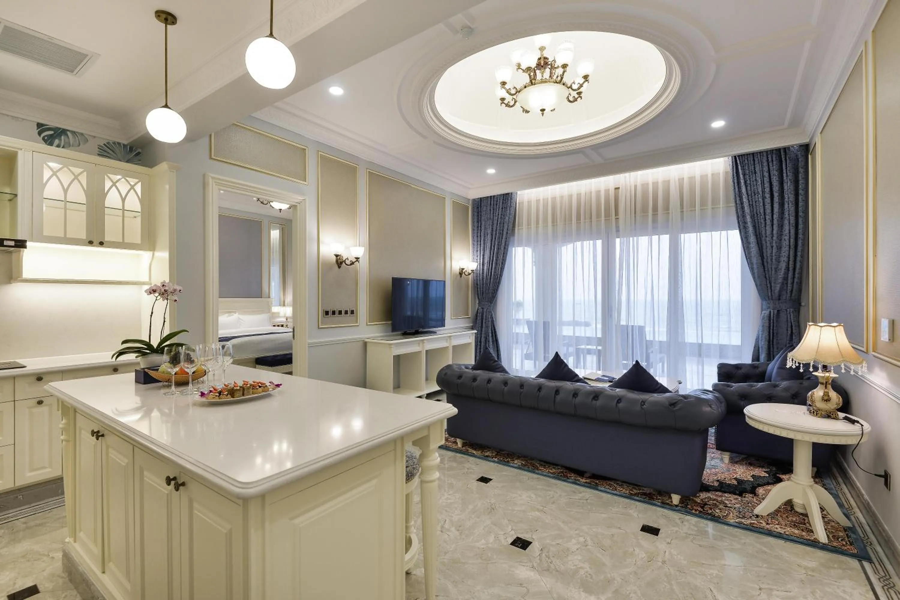 Living room in Lan Rung Beach Resort