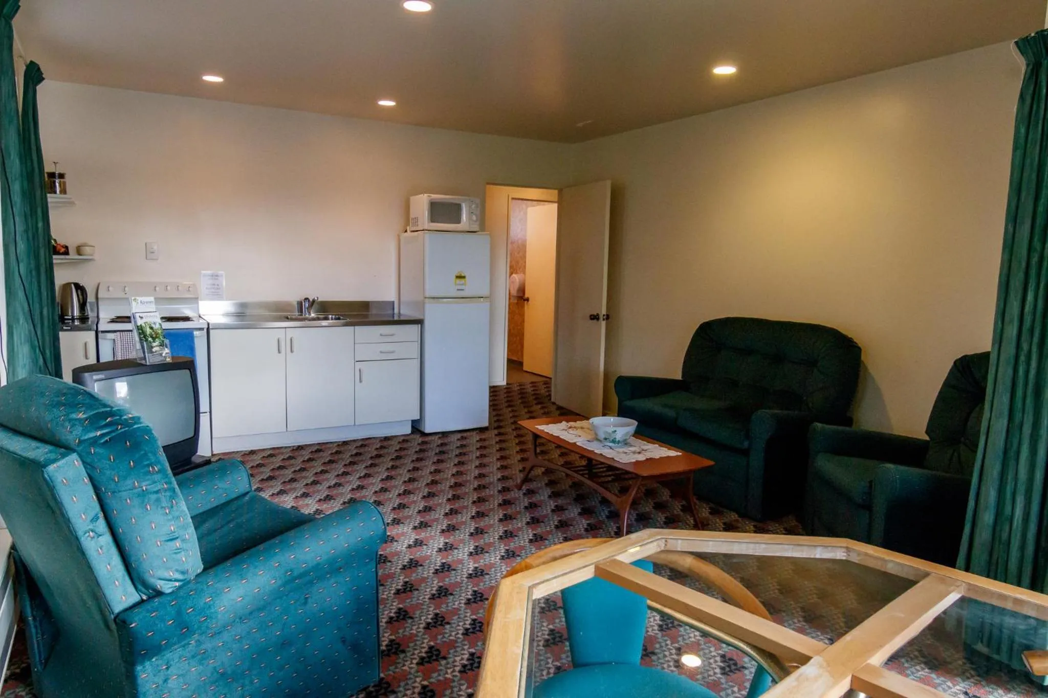 Living room in Karamea Village Hotel