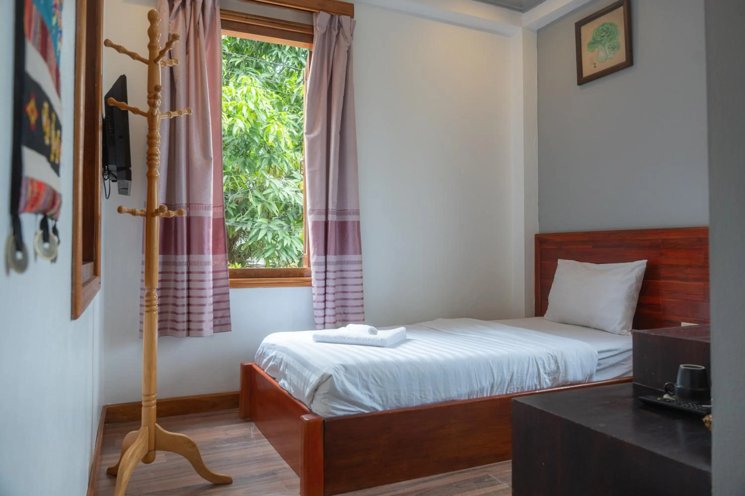 Bed in Villa Namkhan River