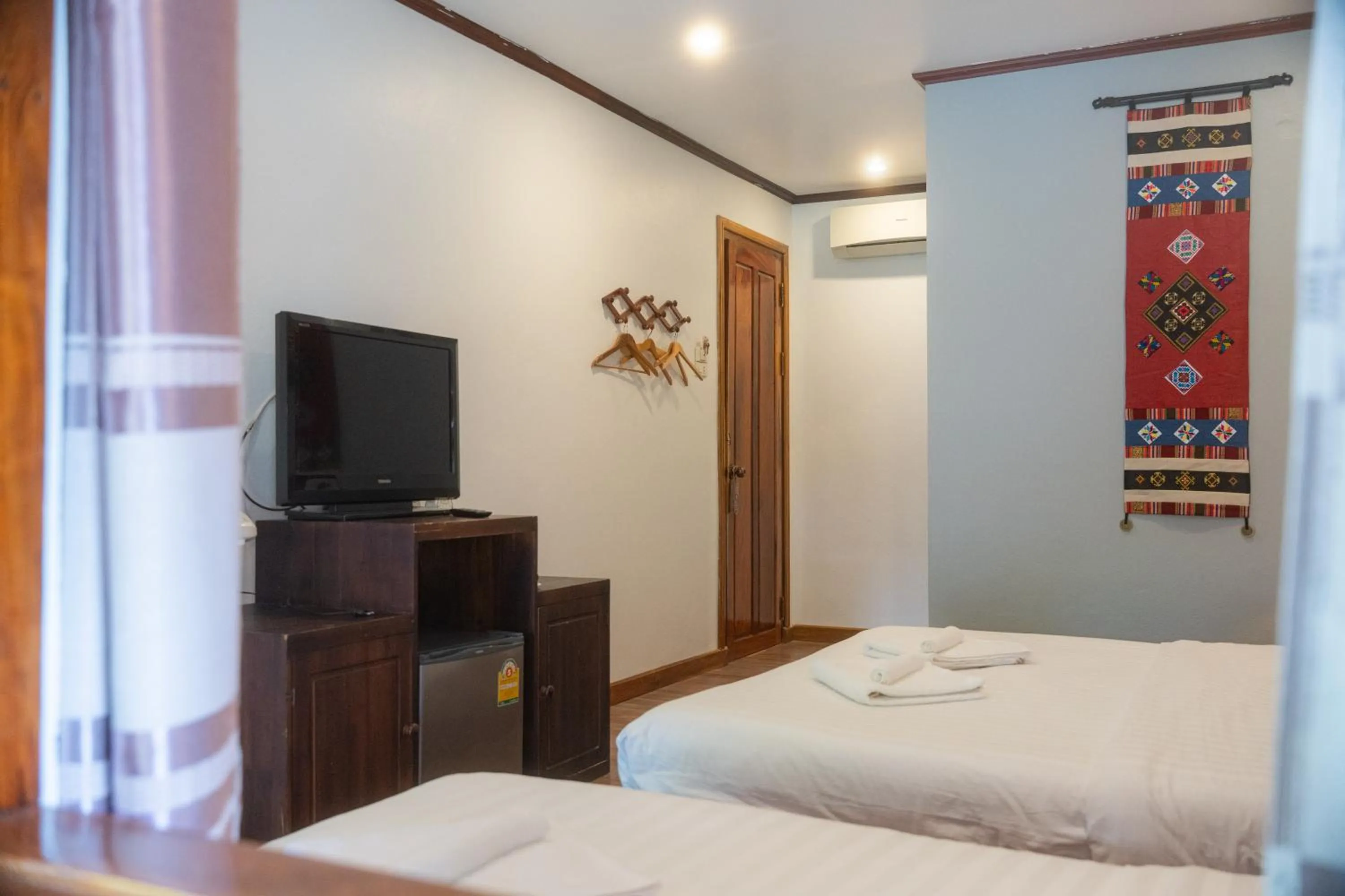 Bed in Villa Namkhan River