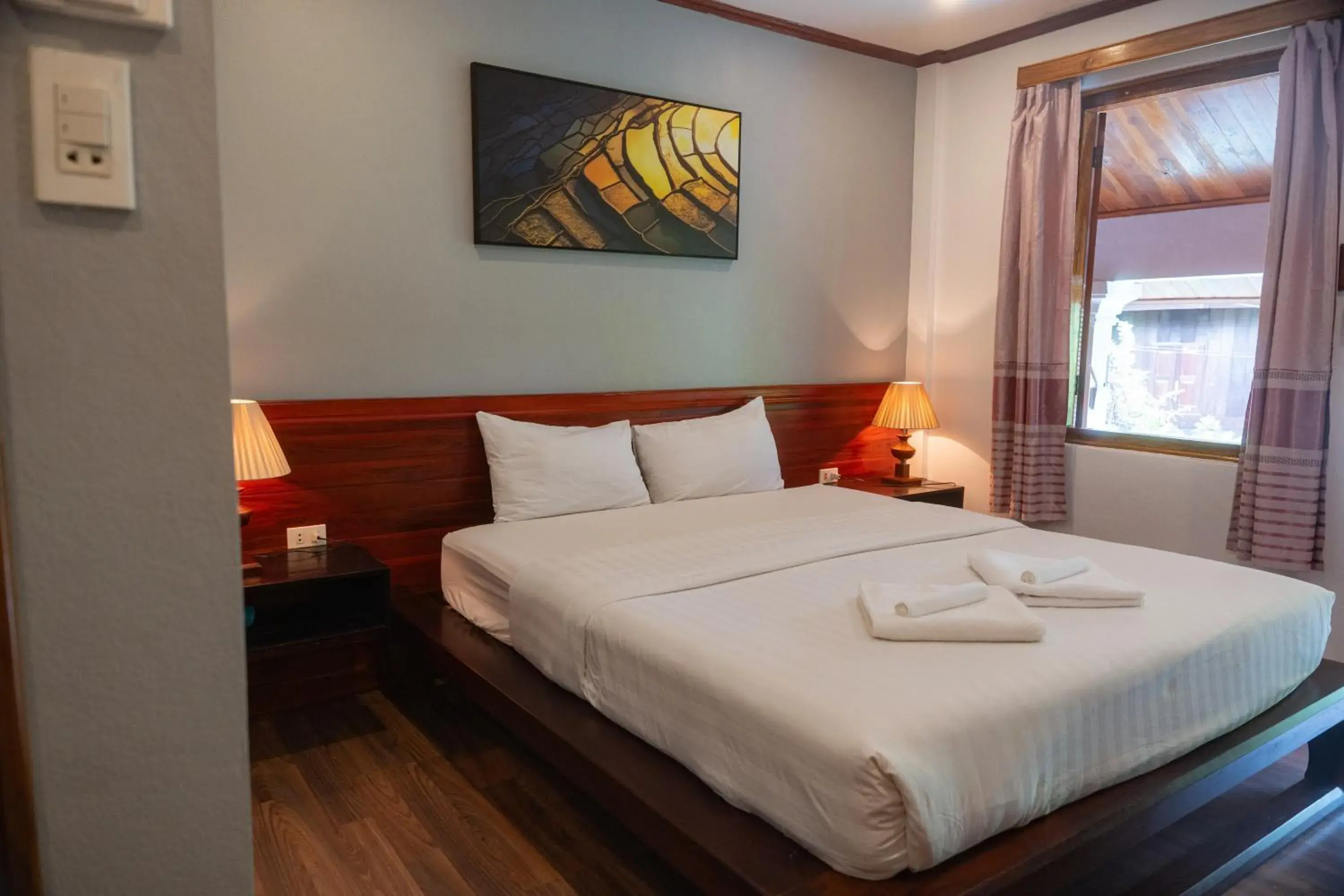 Superior Double Room with Balcony in Villa Namkhan River Superior Double Room with Balcony in Villa Namkhan River