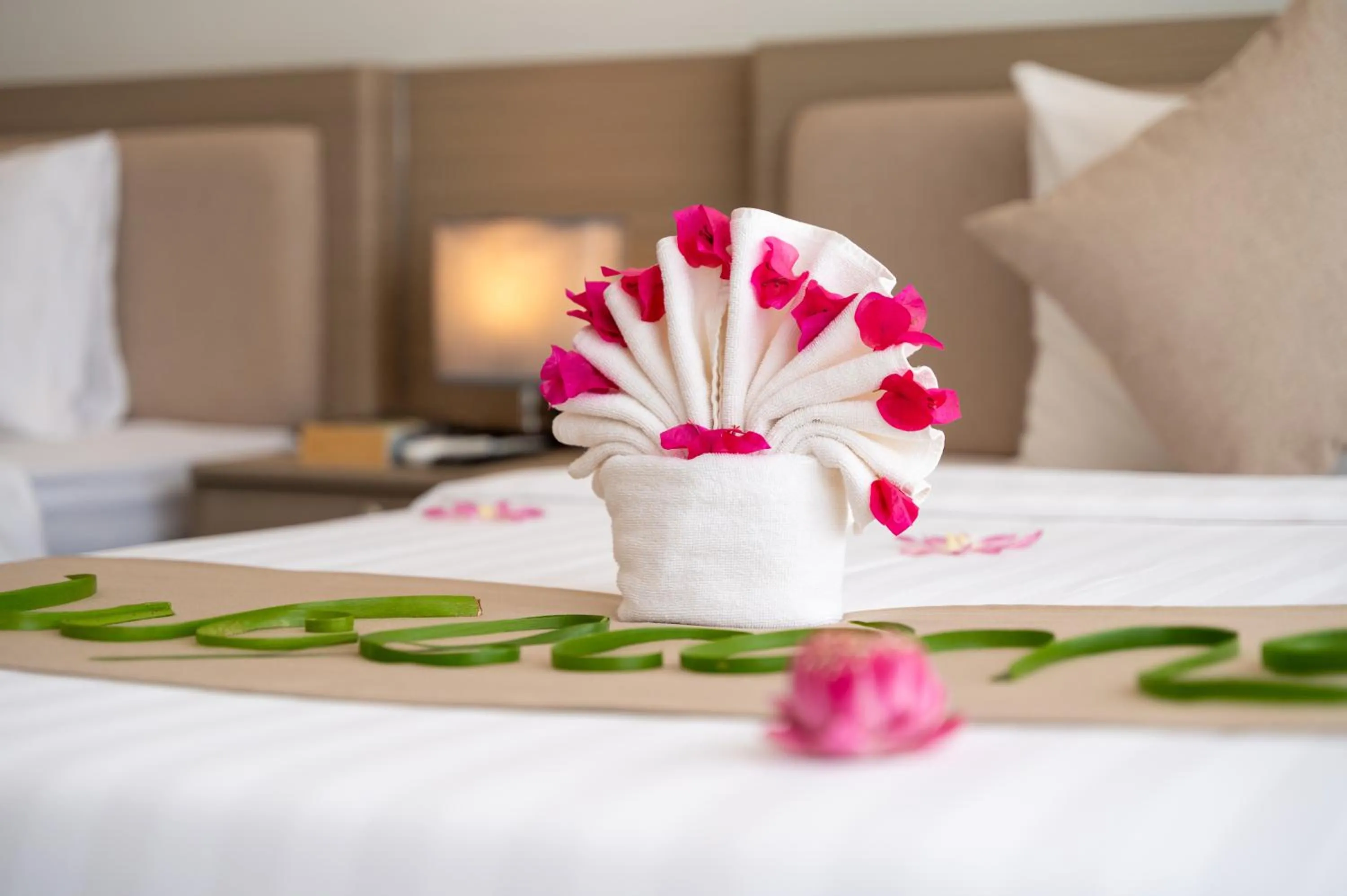 Decorative detail, Bed in SIEM REAP RIVER VIEW Residence