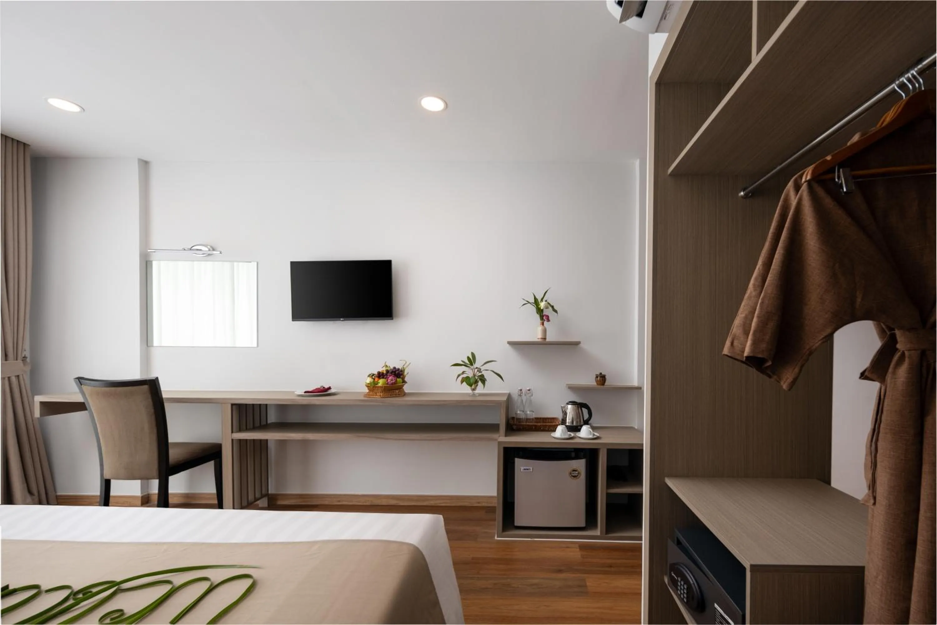 Photo of the whole room, Bed in SIEM REAP RIVER VIEW Residence