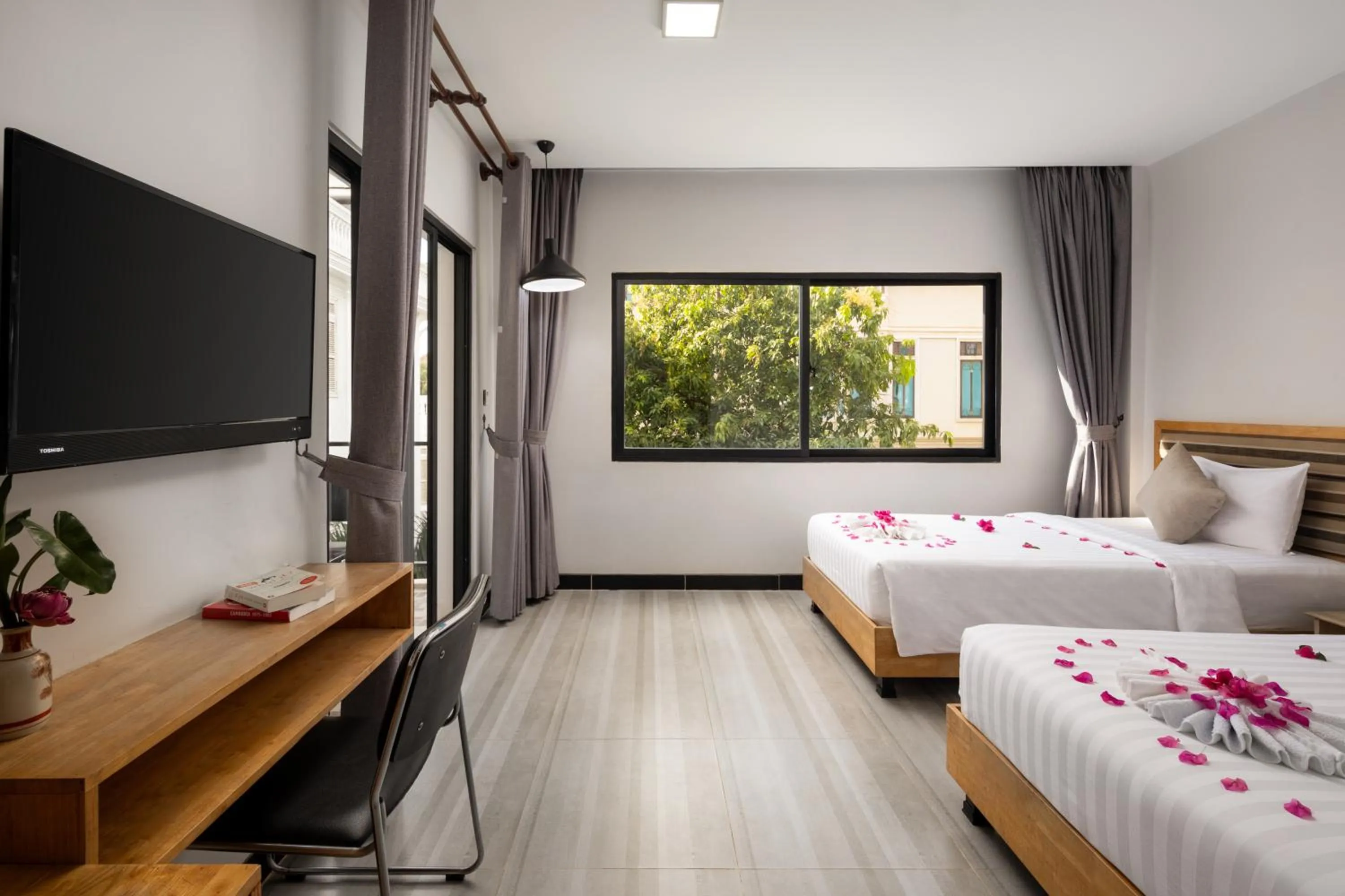 Bed in SIEM REAP RIVER VIEW Residence