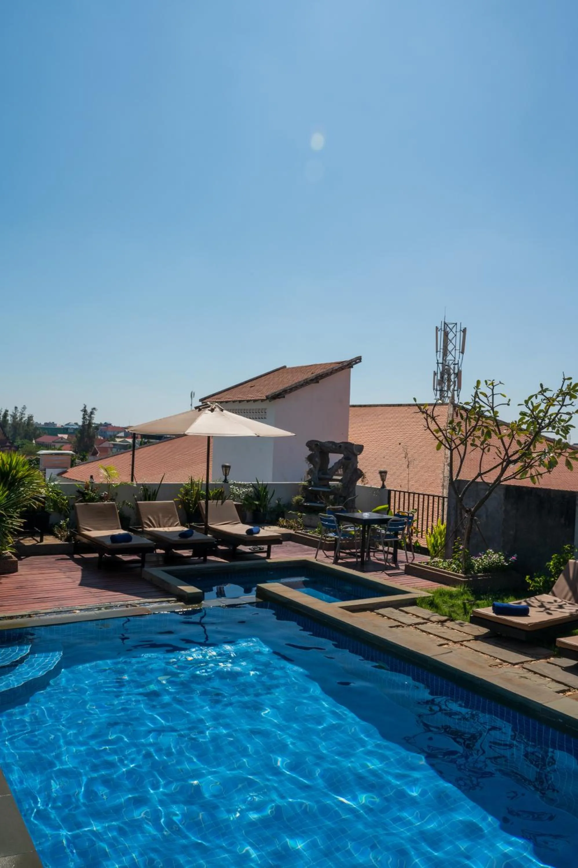 Pool view in SIEM REAP RIVER VIEW Residence