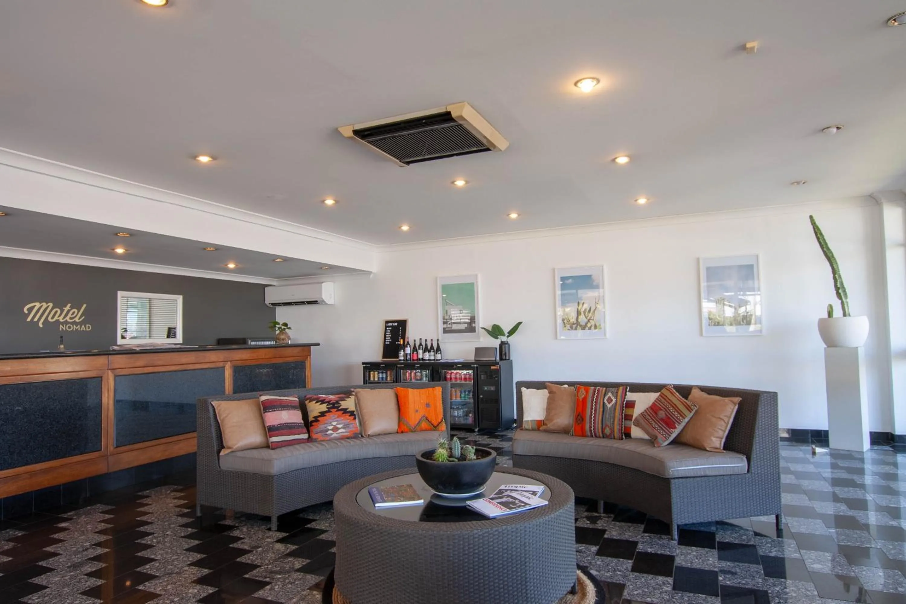 Lobby or reception in Motel Nomad