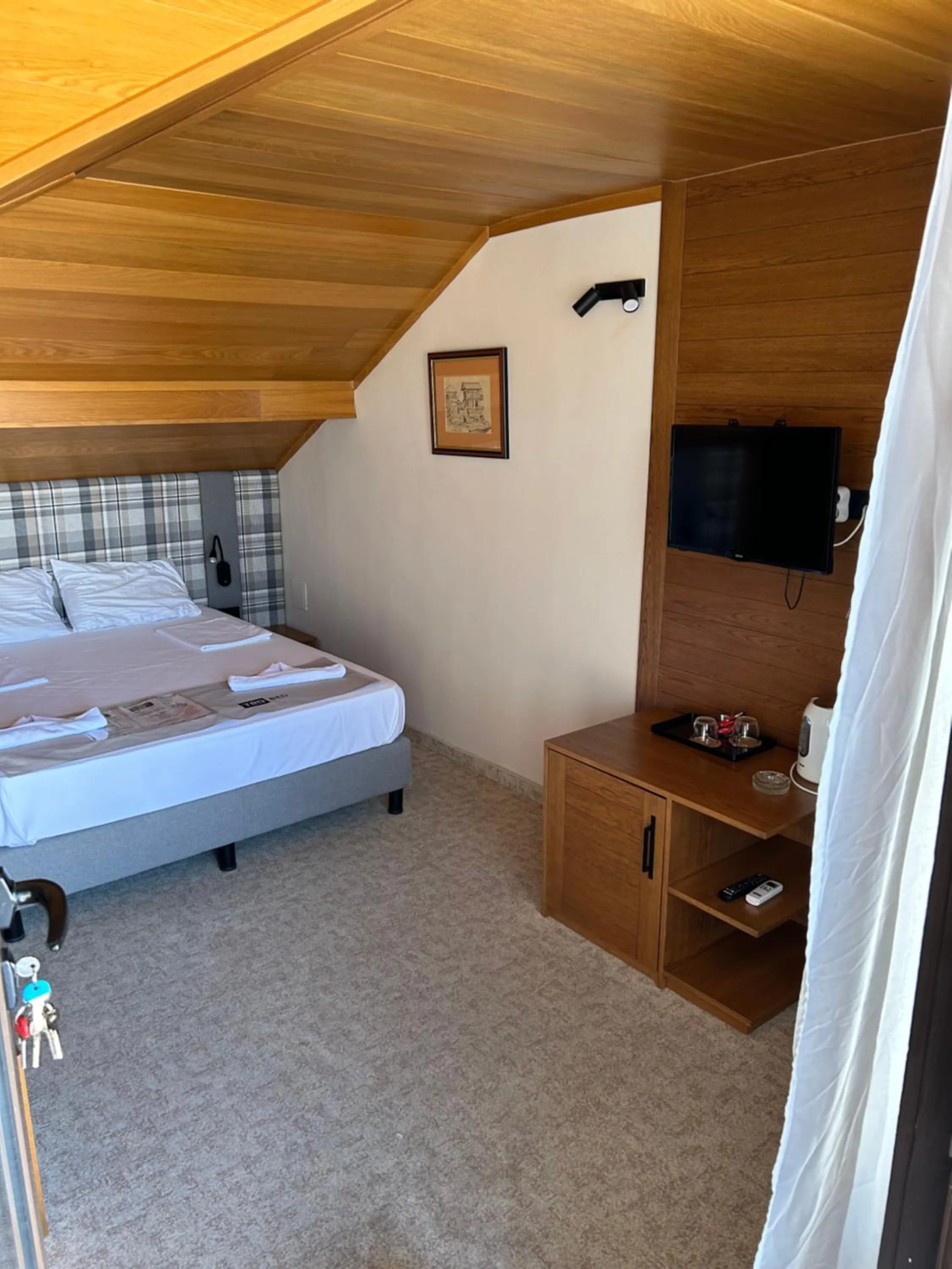 Bed in Prince Cyril Hotel