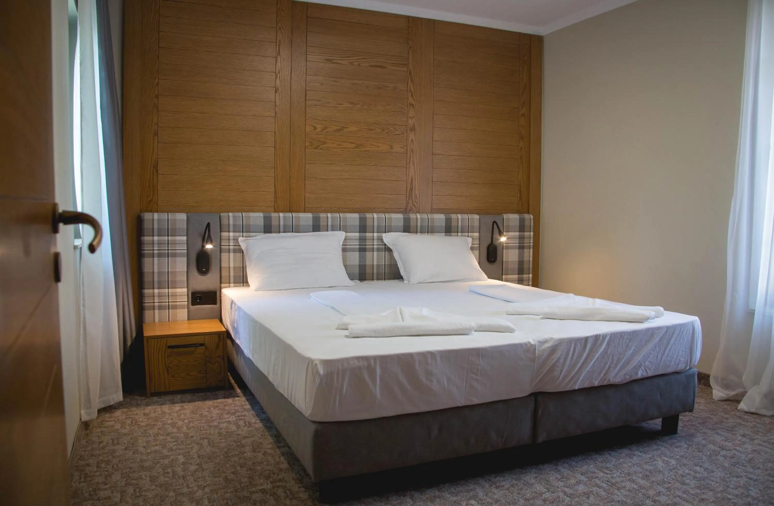 Bed in Prince Cyril Hotel