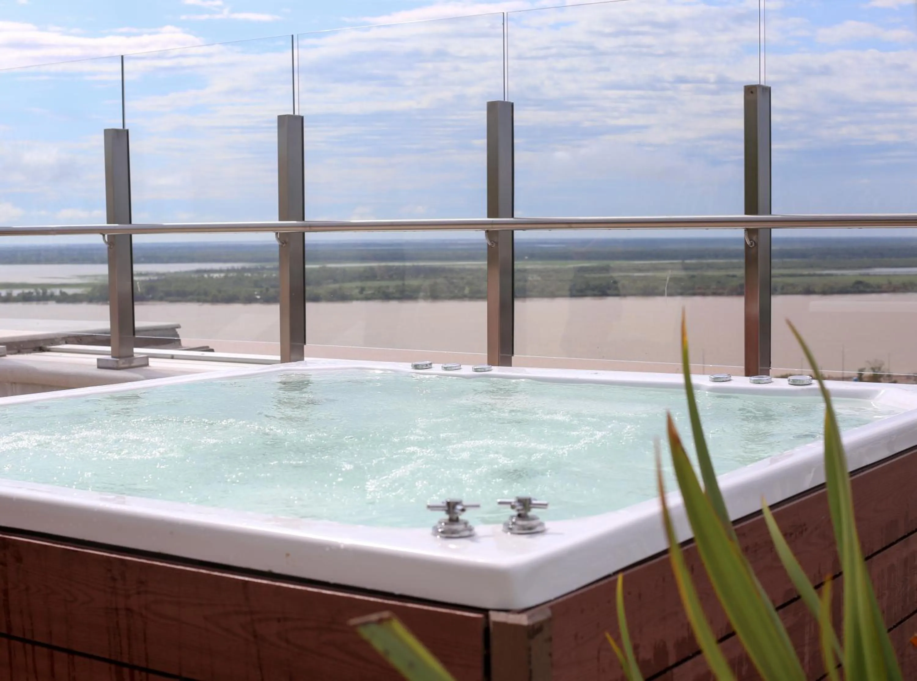 Hot Tub in Dazzler by Wyndham Rosario