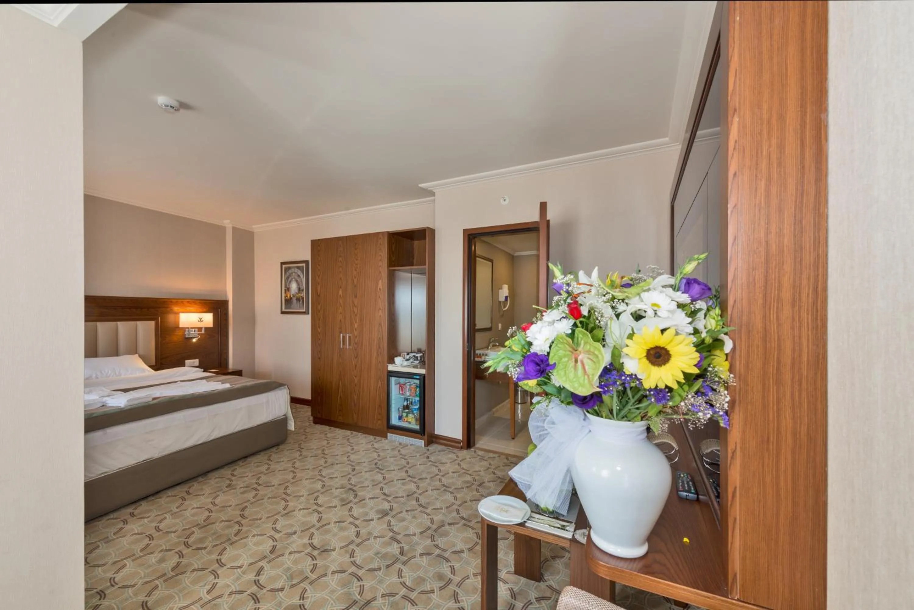 Bed in Bekdas Hotel Deluxe & Spa