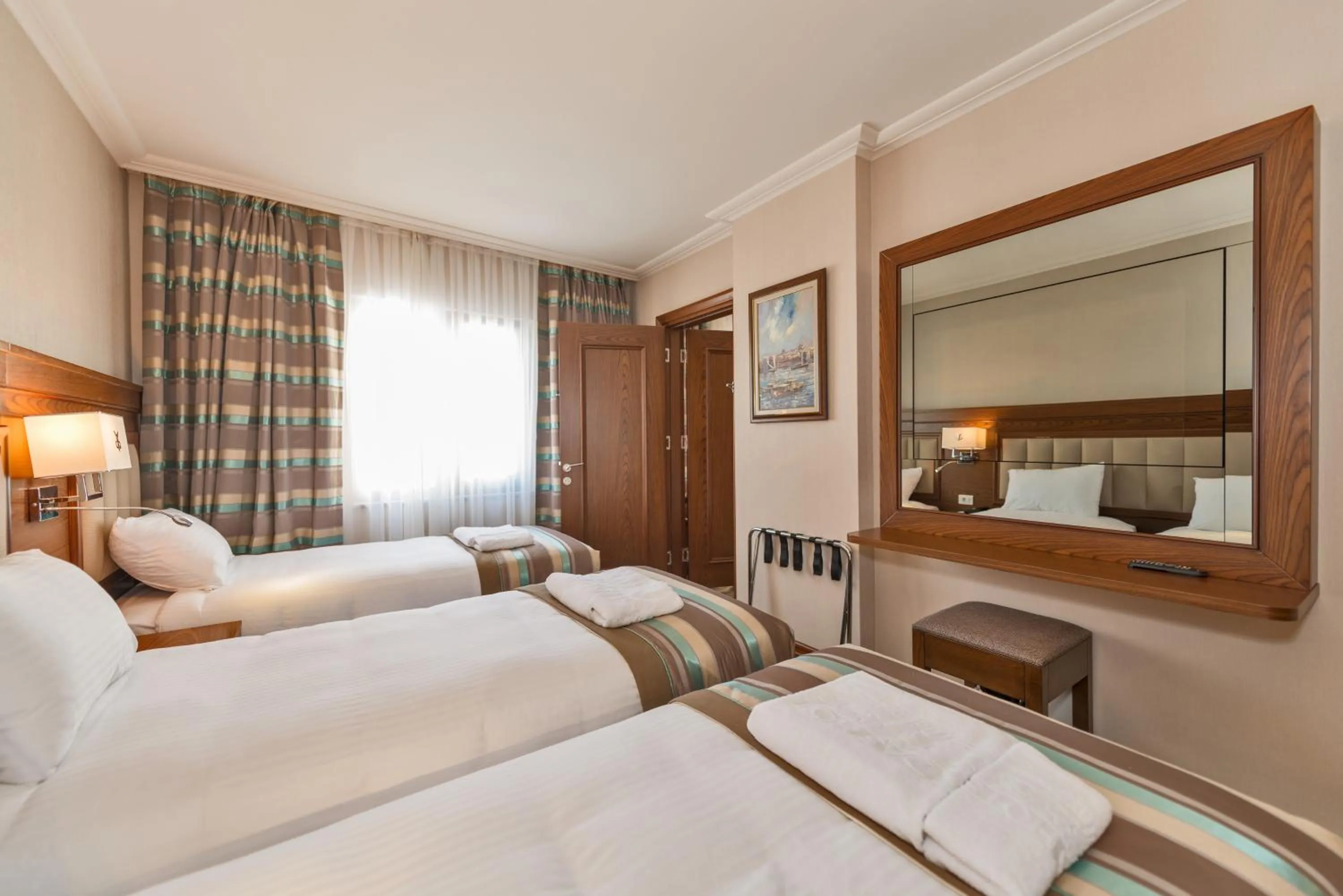 Bed in Bekdas Hotel Deluxe & Spa