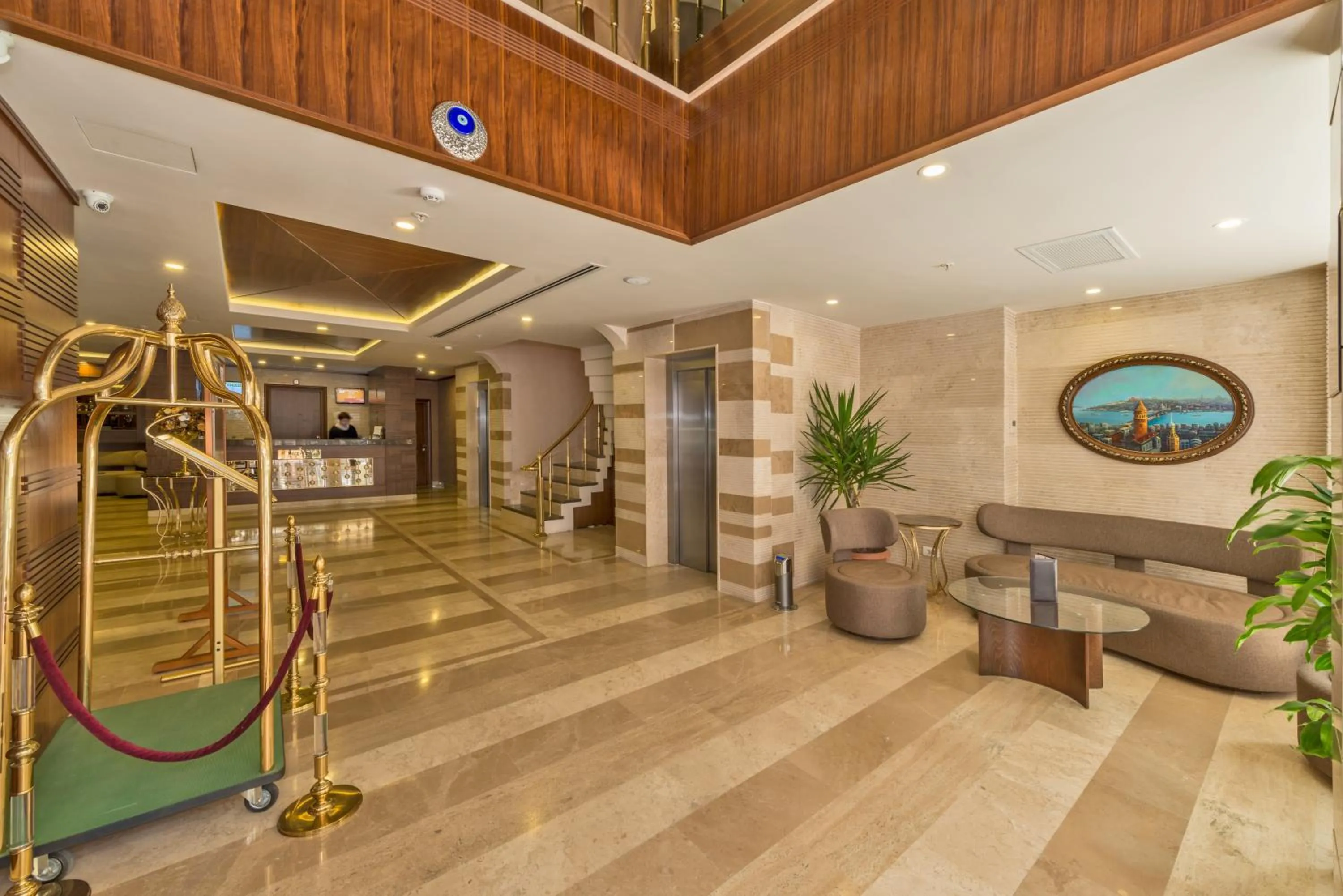 Communal lounge/ TV room in Bekdas Hotel Deluxe & Spa