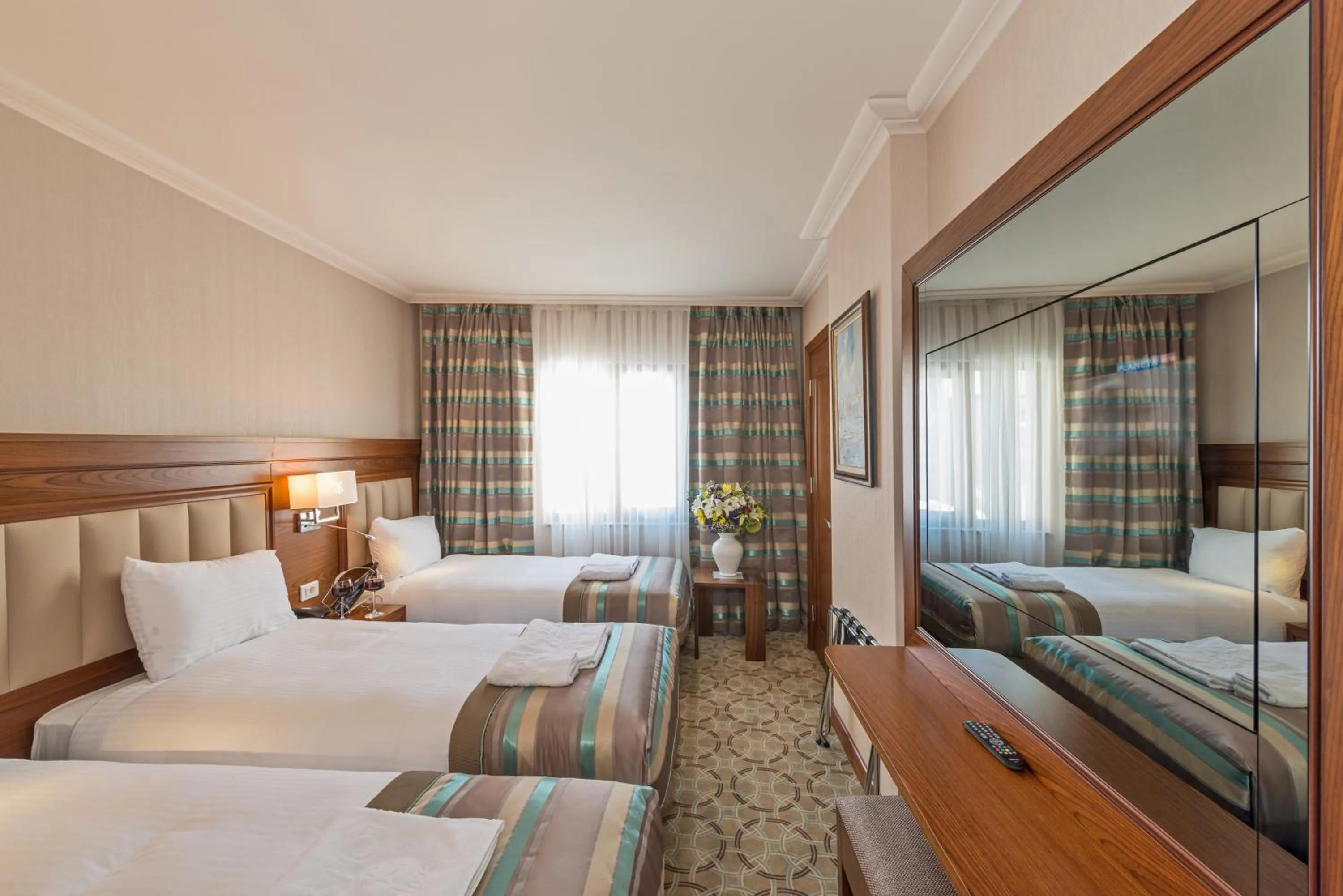 Spring, Bed in Bekdas Hotel Deluxe & Spa