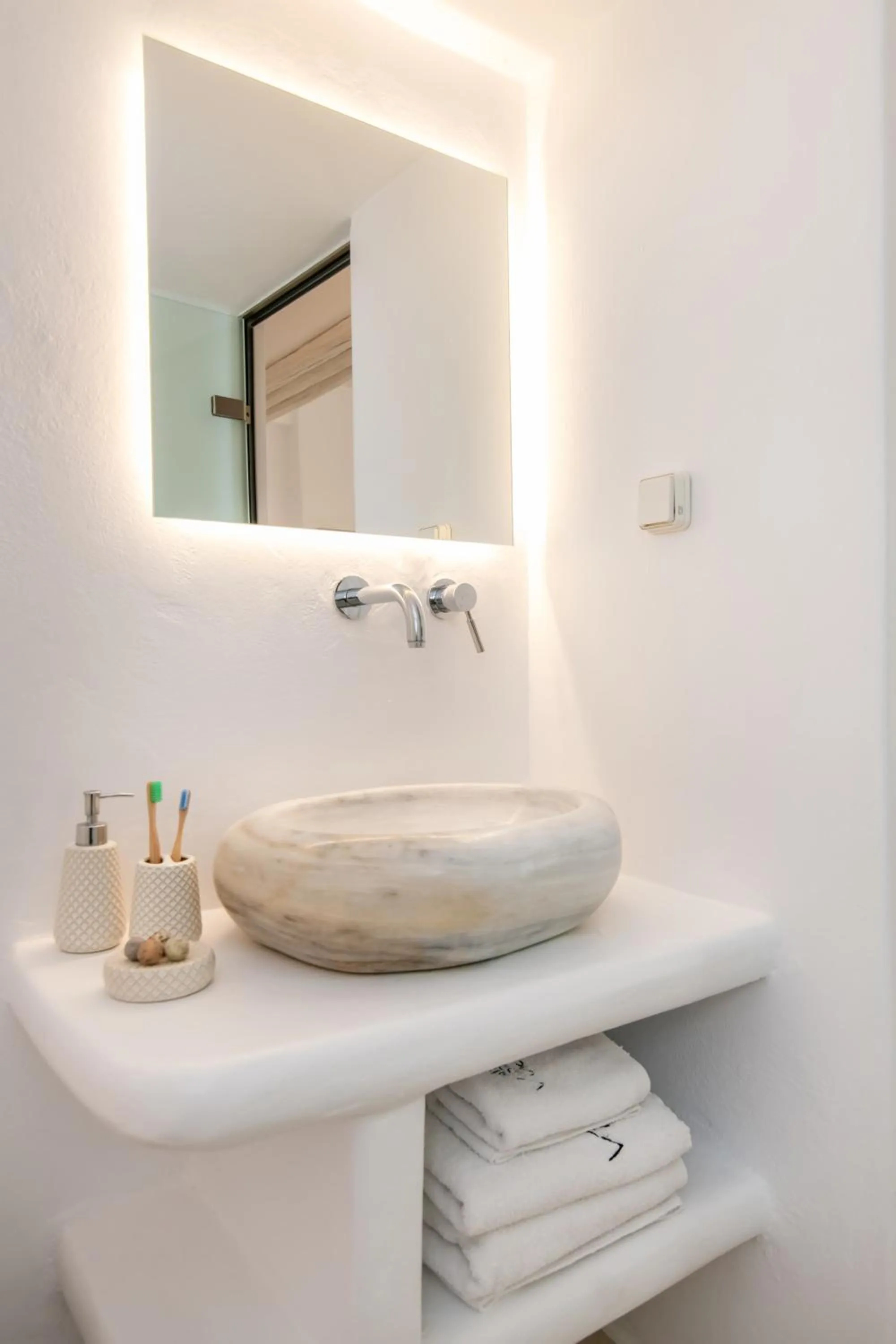 Bathroom in Vincenzo Family Rooms