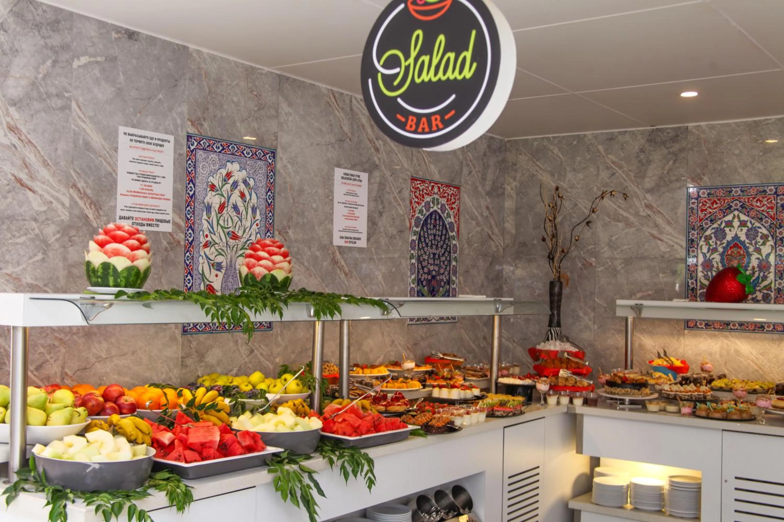 Food and drinks in Catamaran Quality Times