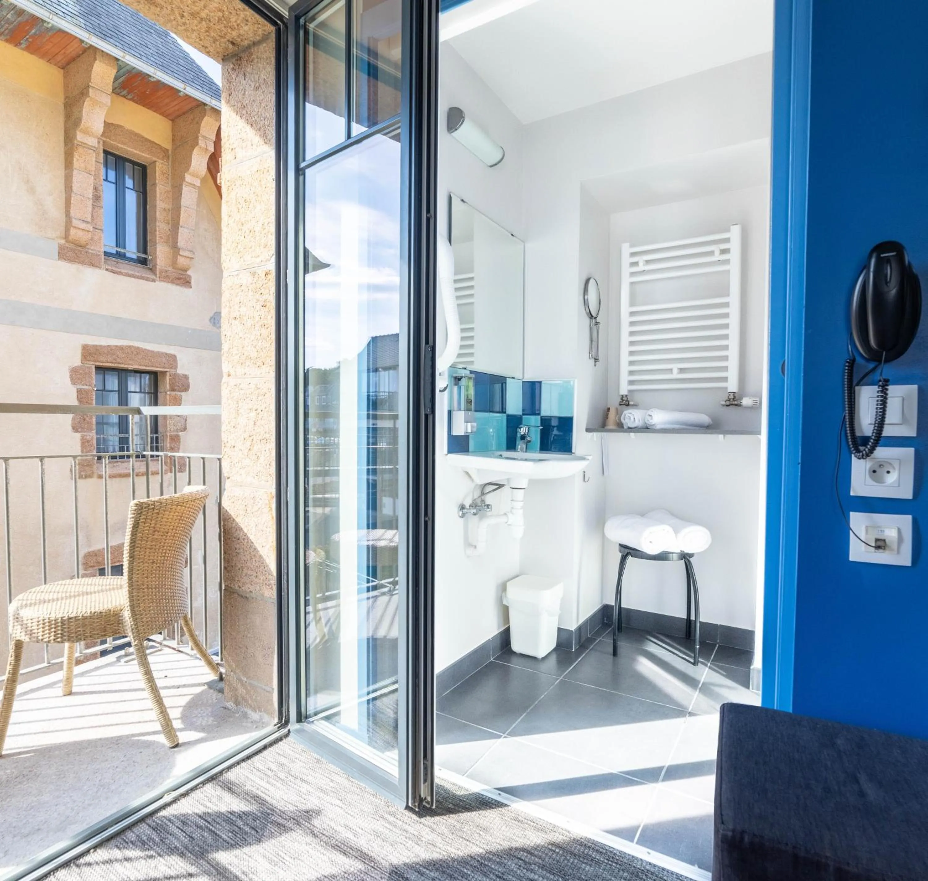 Bathroom in Logis Hôtel Ker Mor