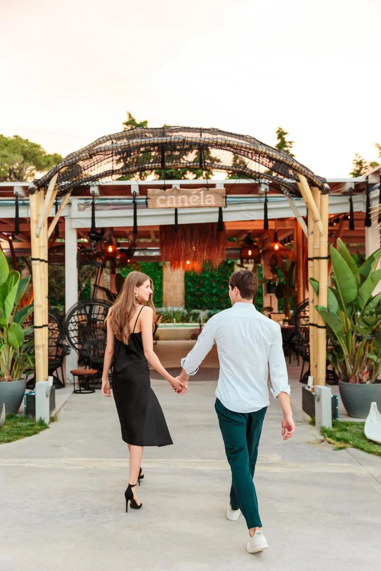 People in Blue Carpet Luxury Suites