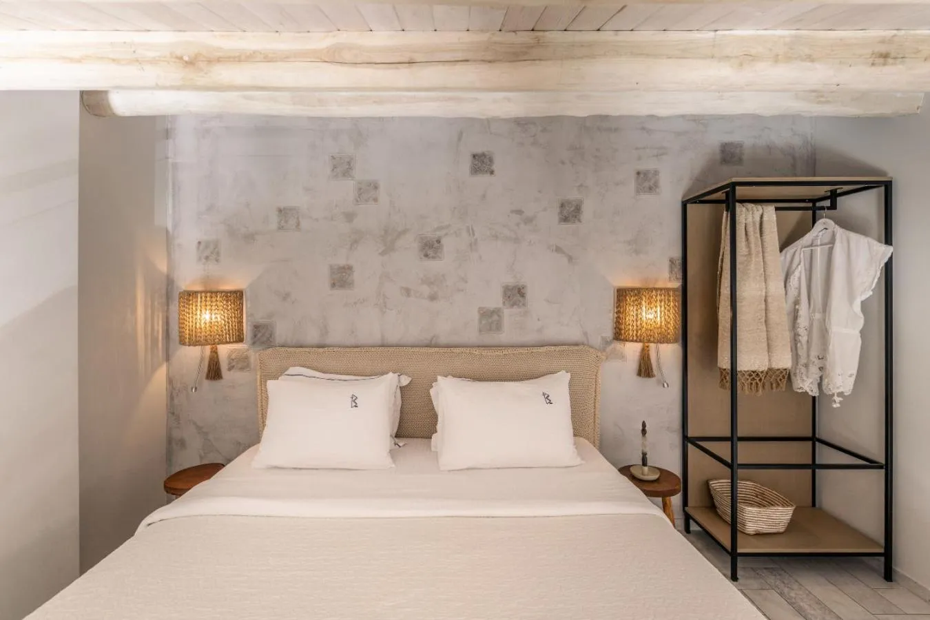 Bed in Blue Carpet Luxury Suites