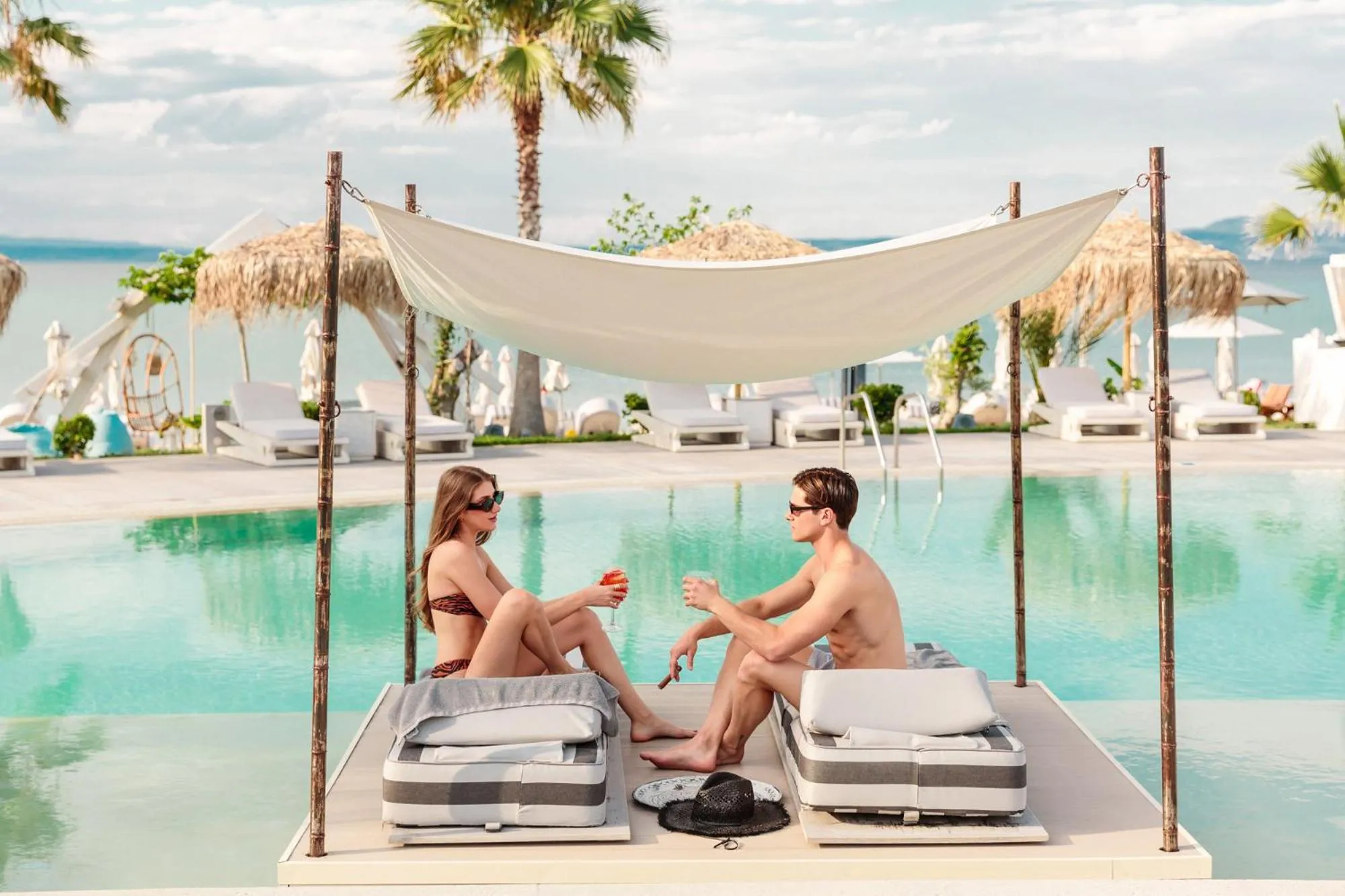 Swimming pool in Blue Carpet Luxury Suites