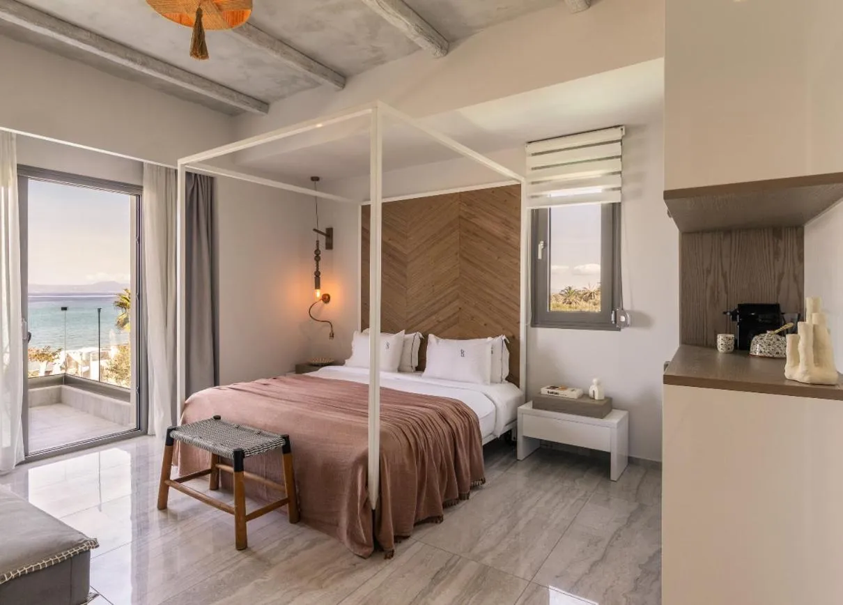 Bed in Blue Carpet Luxury Suites