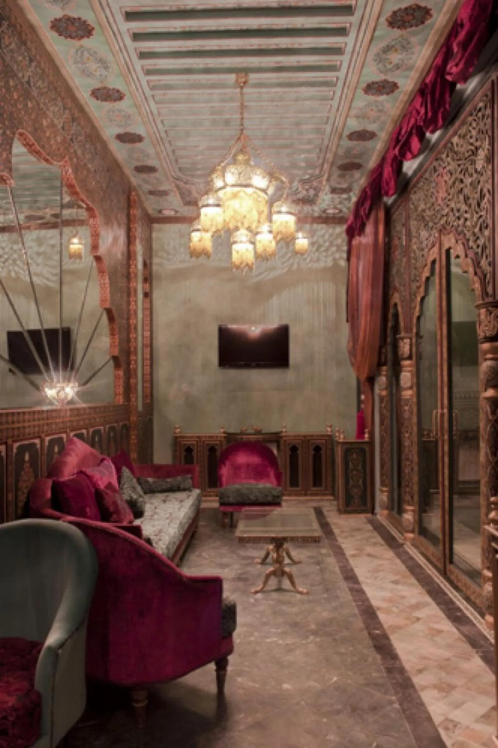 Seating area in Mumtaz Mahal