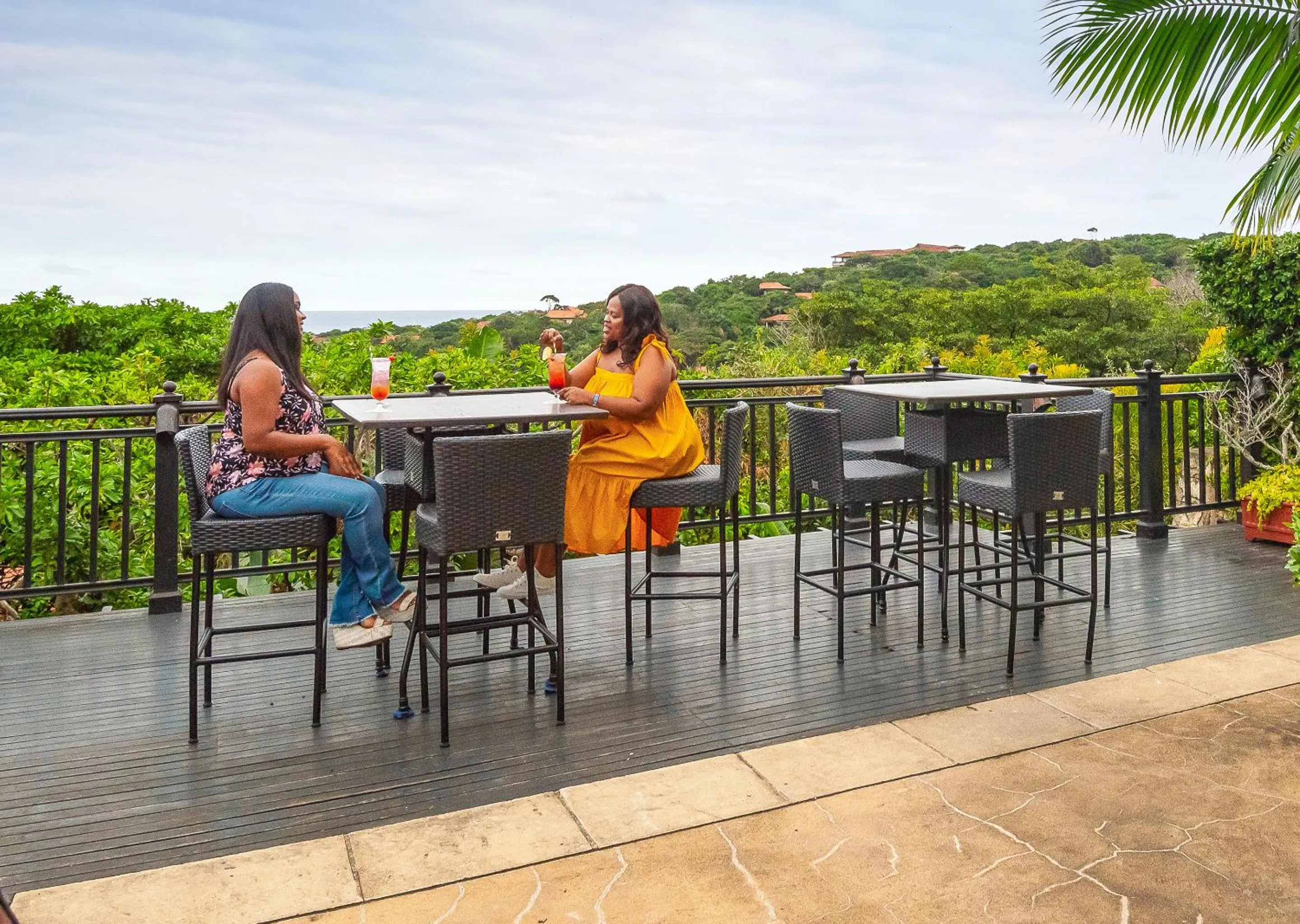 Patio in Zimbali Lodge by Dream Resorts