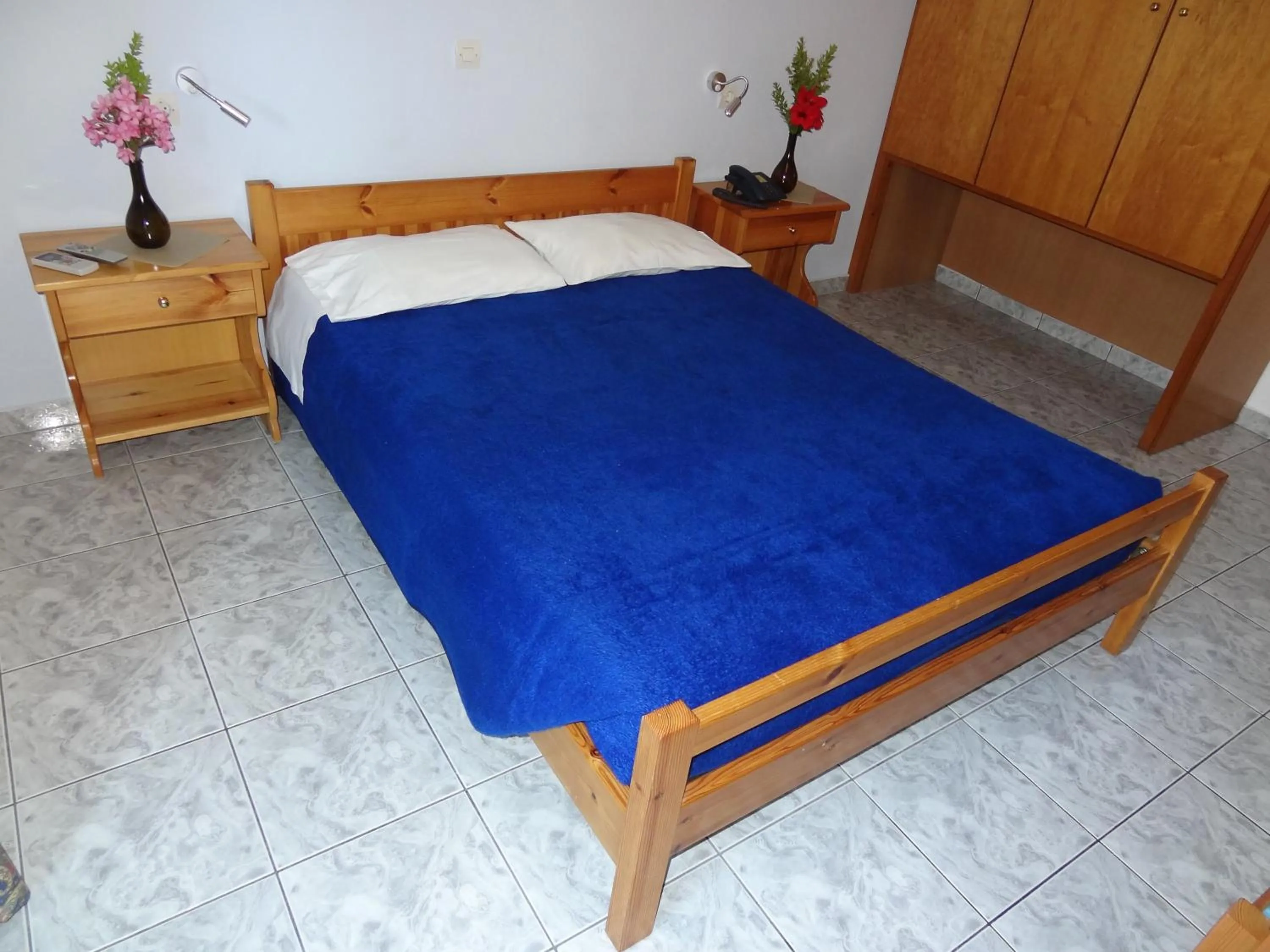Bed in Michalis Studios & Apartments