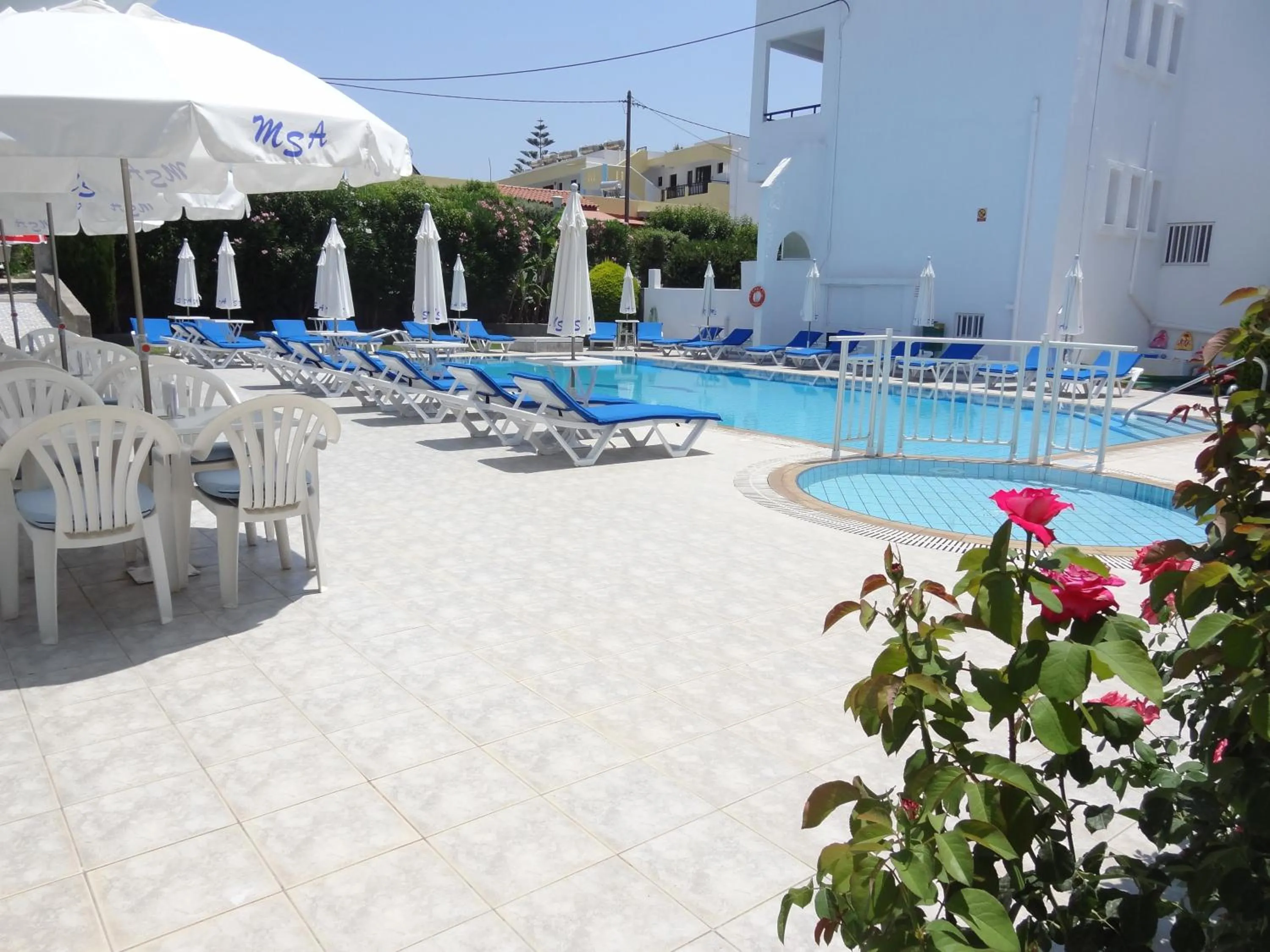 Patio in Michalis Studios & Apartments