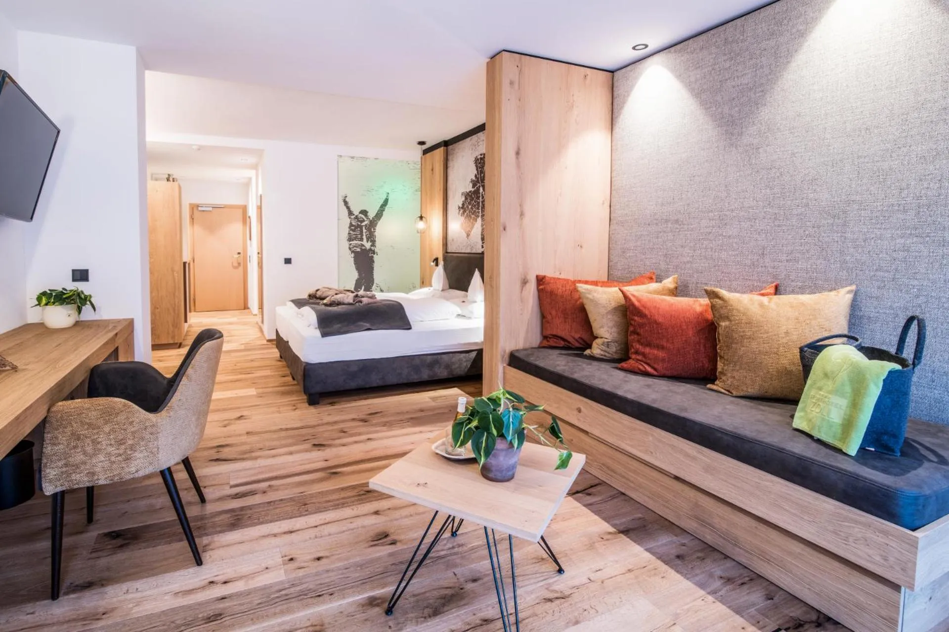 Photo of the whole room, Bed in Sporthotel Zoll