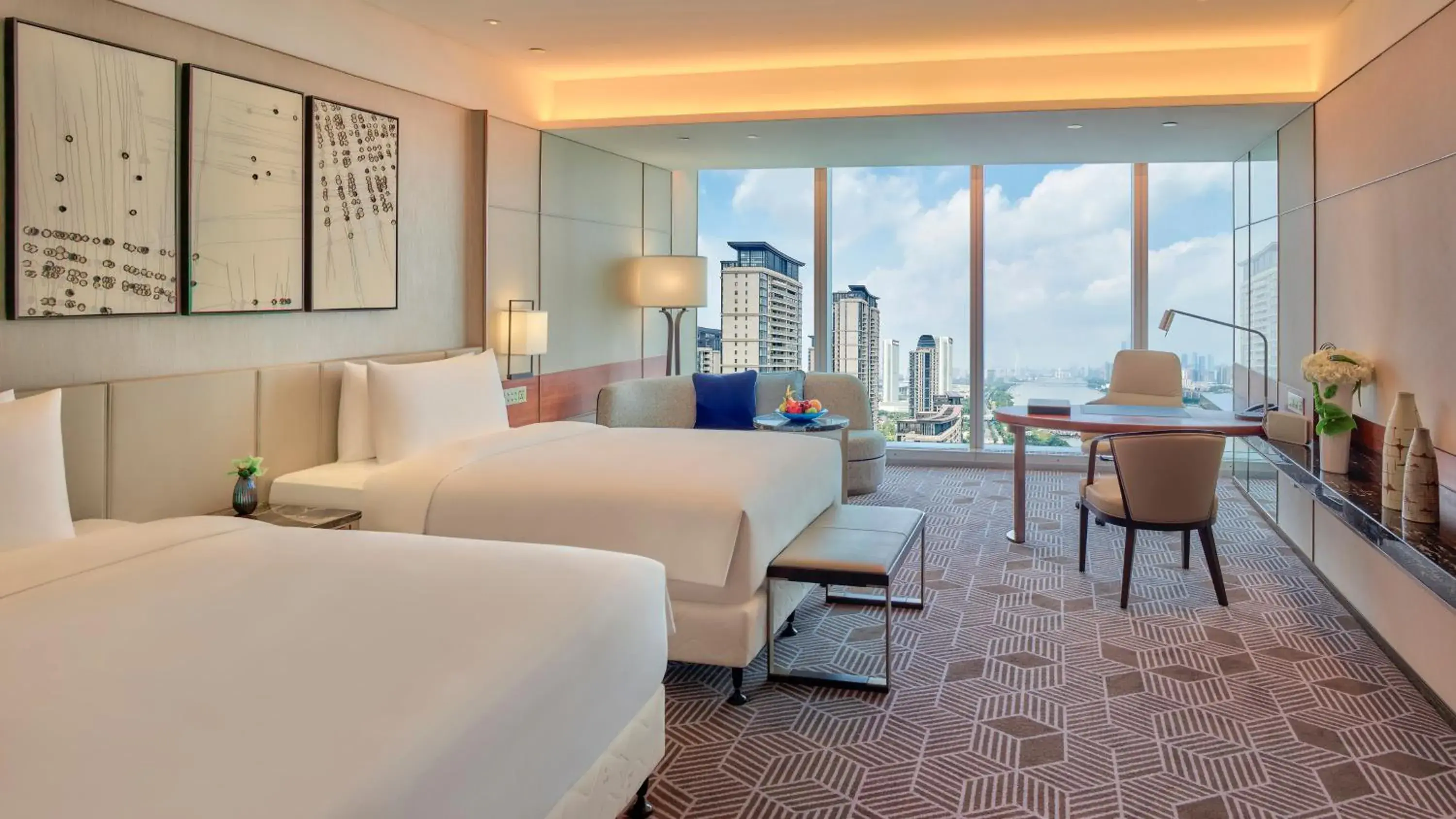 Premium Twin Room with Canton Tower View in InterContinental Guangzhou Exhibition Center by IHG - Free shuttle between hotel and Exhibition Center during Canton Fair & Exhibitor registration Counter Premium Twin Room with Canton Tower View in InterContinental Guangzhou Exhibition Center by IHG - Free shuttle between hotel and Exhibition Center during Canton Fair & Exhibitor registration Counter